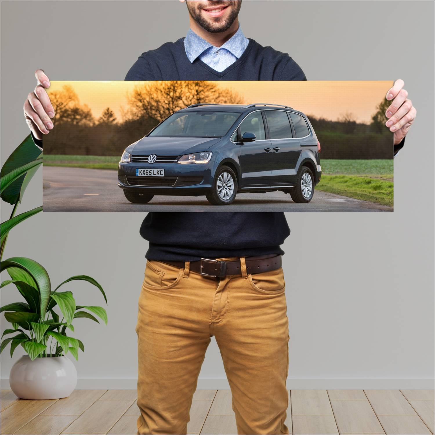 Cuadro grande 30x80cm 2015 volkswagen sharan uk 43 249 Volkswagen
