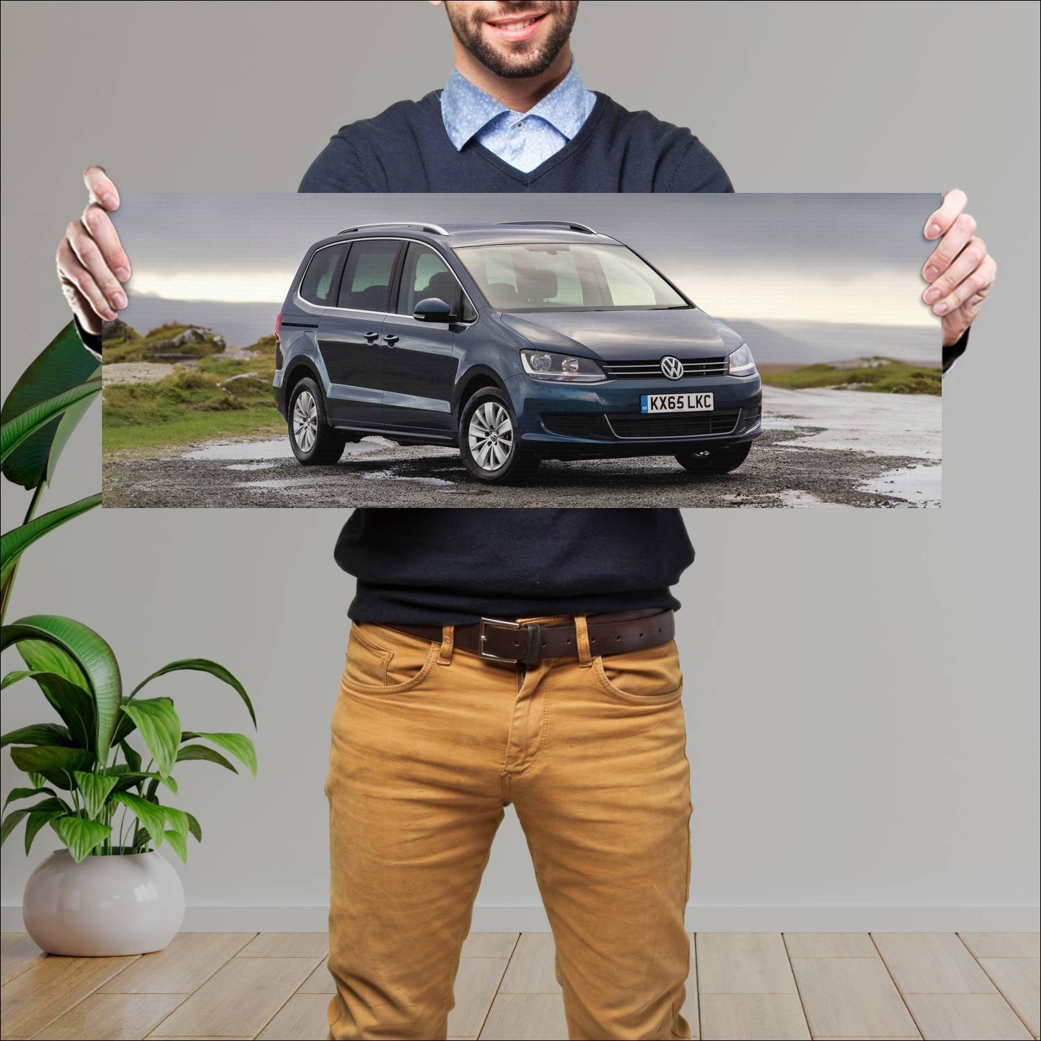Cuadro grande 30x80cm 2015 volkswagen sharan uk 43 250 Volkswagen
