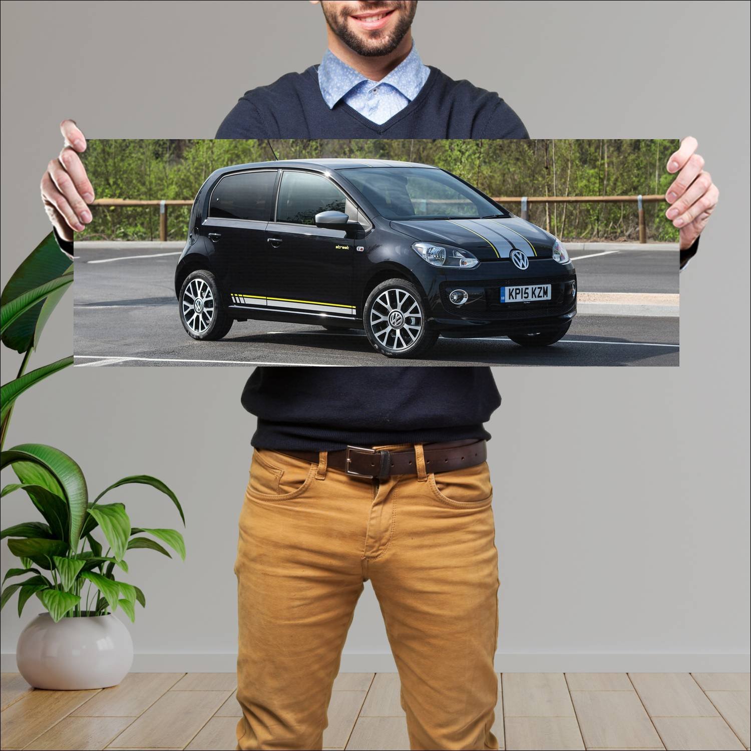 Cuadro grande 30x80cm 2015 volkswagen street up 5 253 Volkswagen