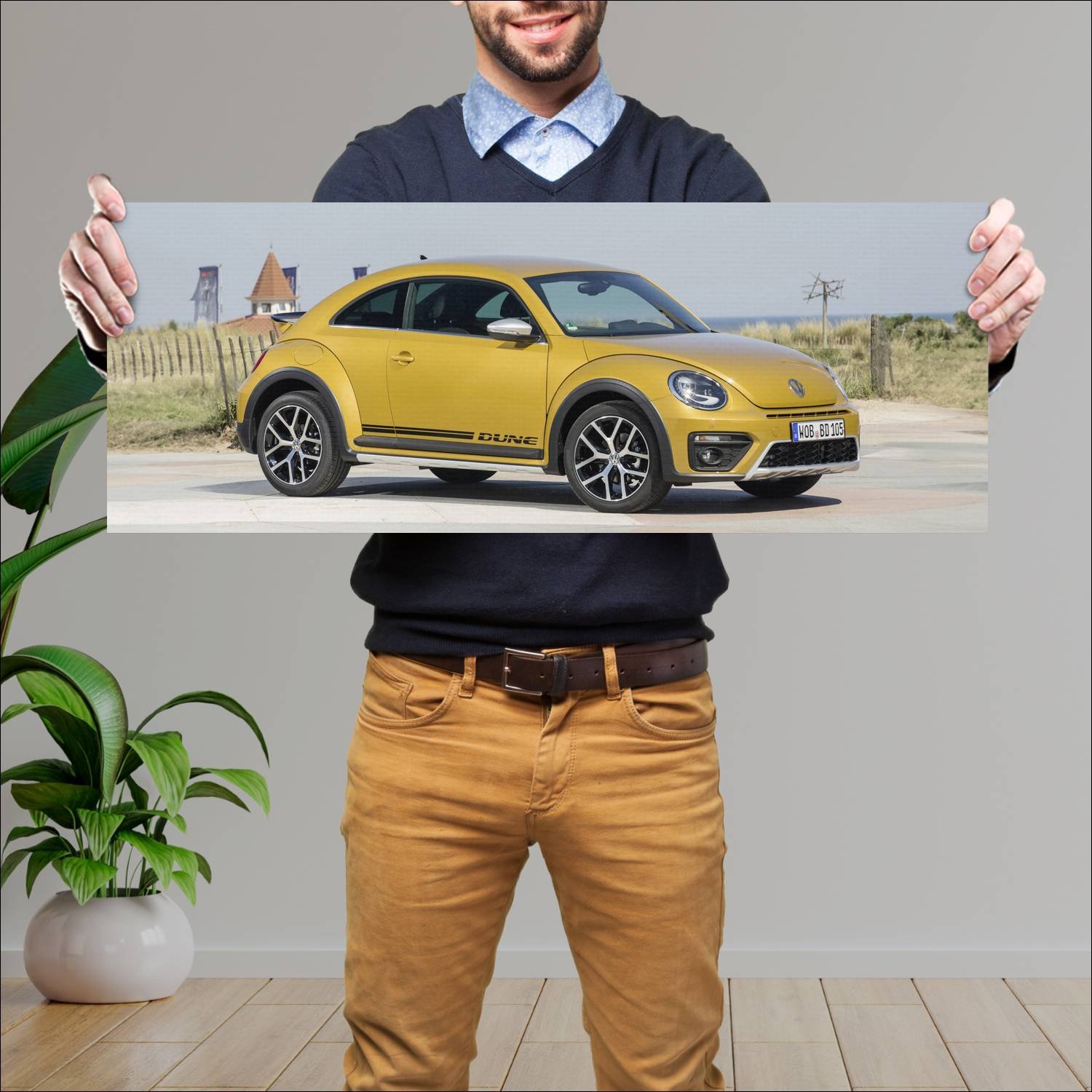 Cuadro grande 30x80cm 2016 volkswagen beetle dune 290 Volkswagen