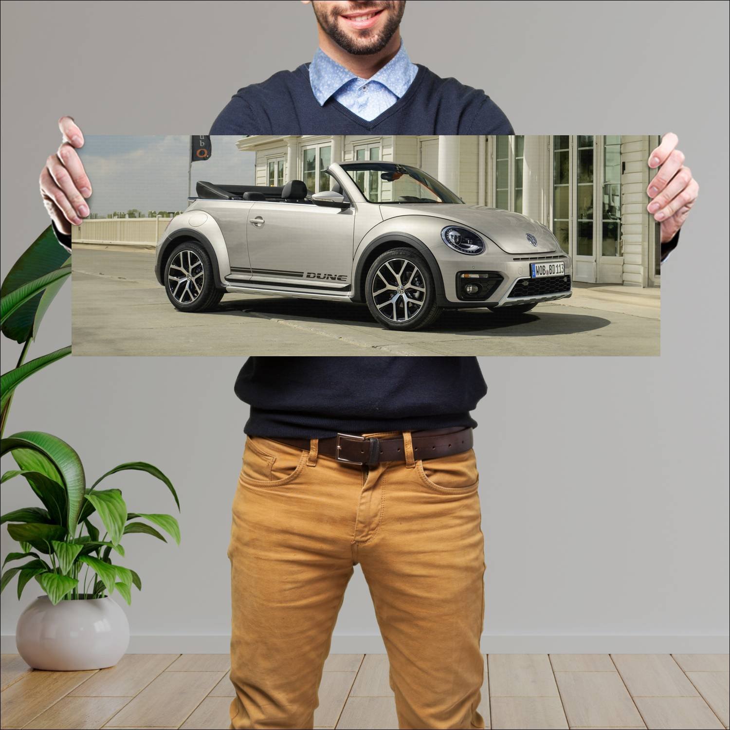Cuadro grande 30x80cm 2016 volkswagen beetle dune 292 Volkswagen
