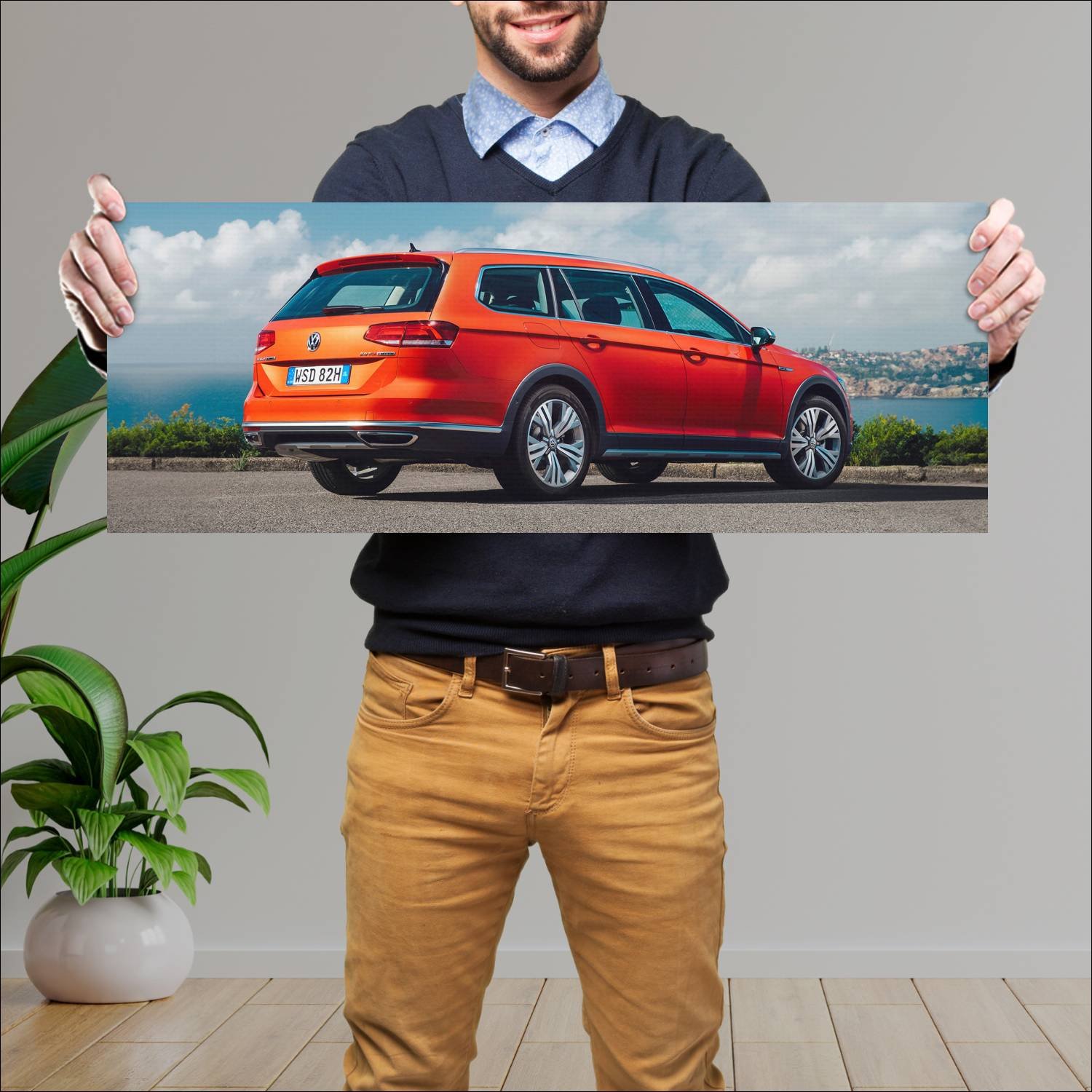 Cuadro grande 30x80cm 2016 volkswagen passat alltr 351 Volkswagen
