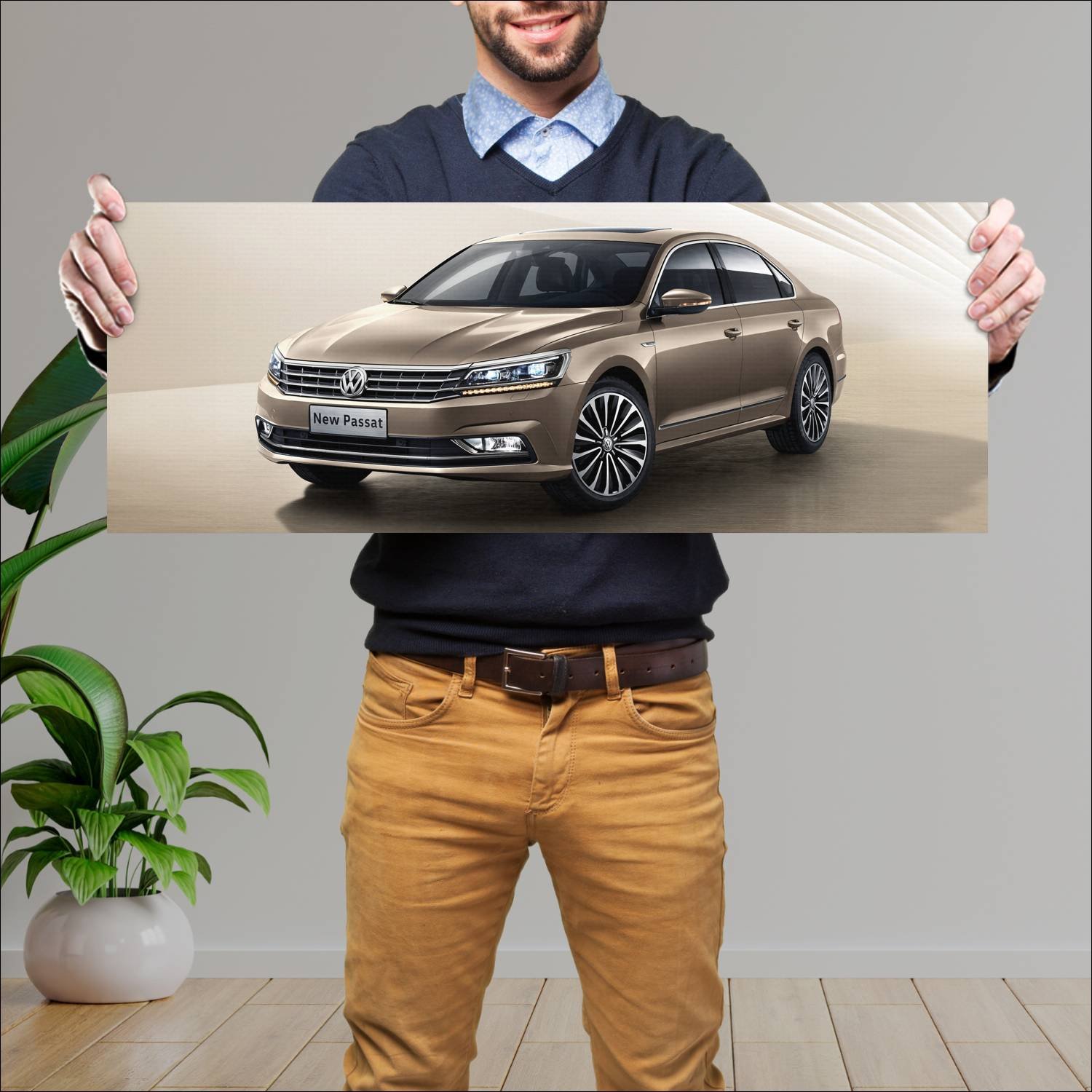 Cuadro grande 30x80cm 2016 volkswagen passat cn 43 352 Volkswagen