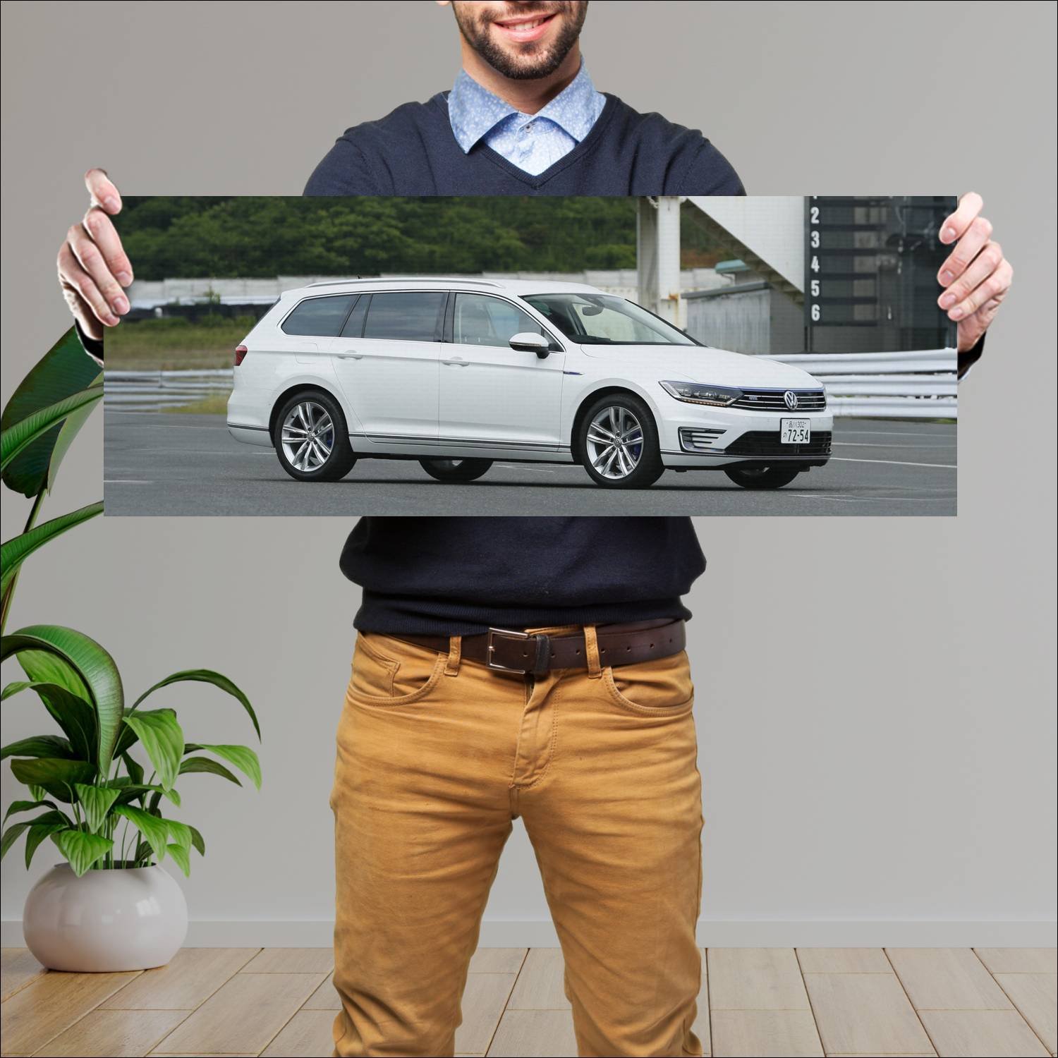 Cuadro grande 30x80cm 2016 volkswagen passat gte v 358 Volkswagen