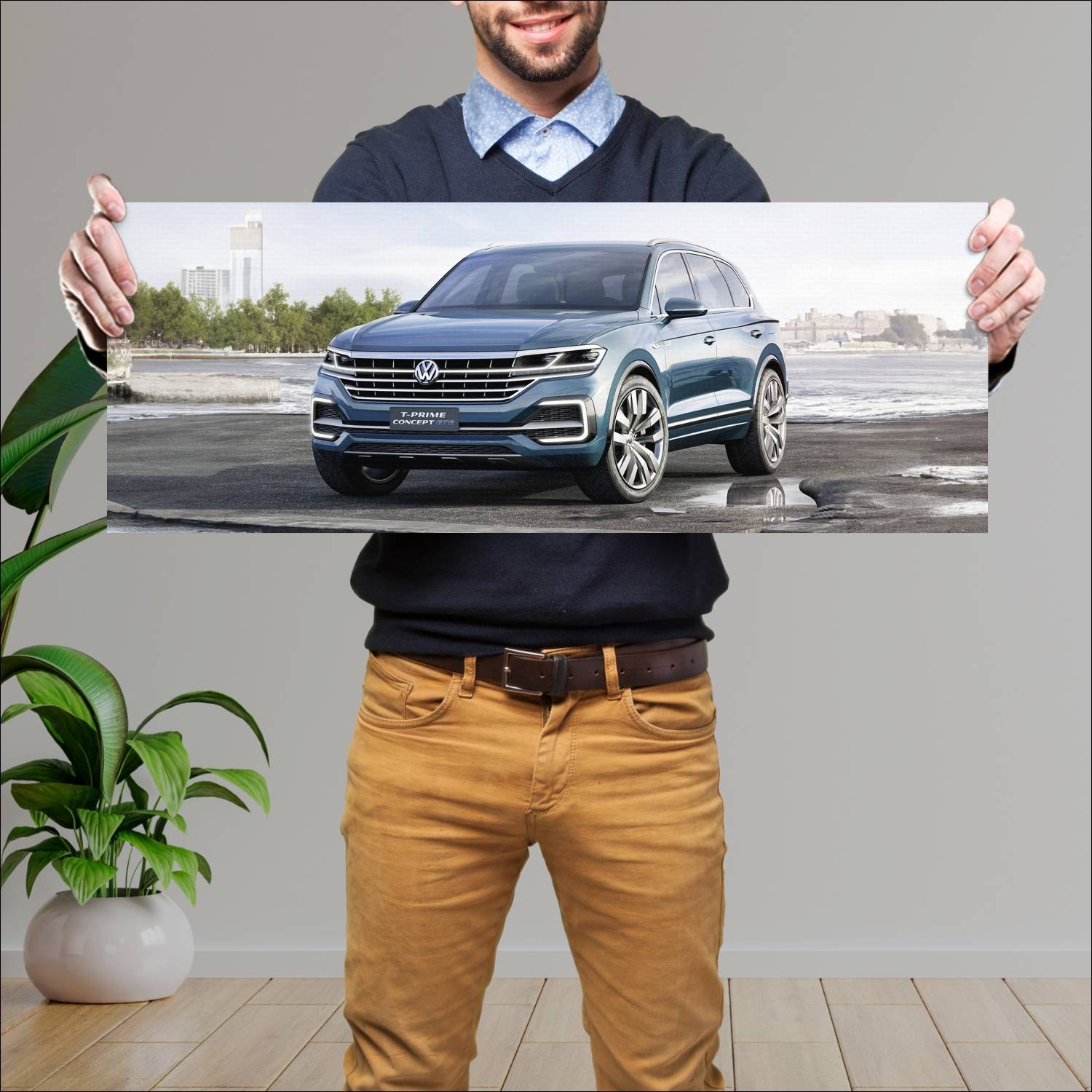 Cuadro grande 30x80cm 2016 volkswagen t prime gte 379 Volkswagen