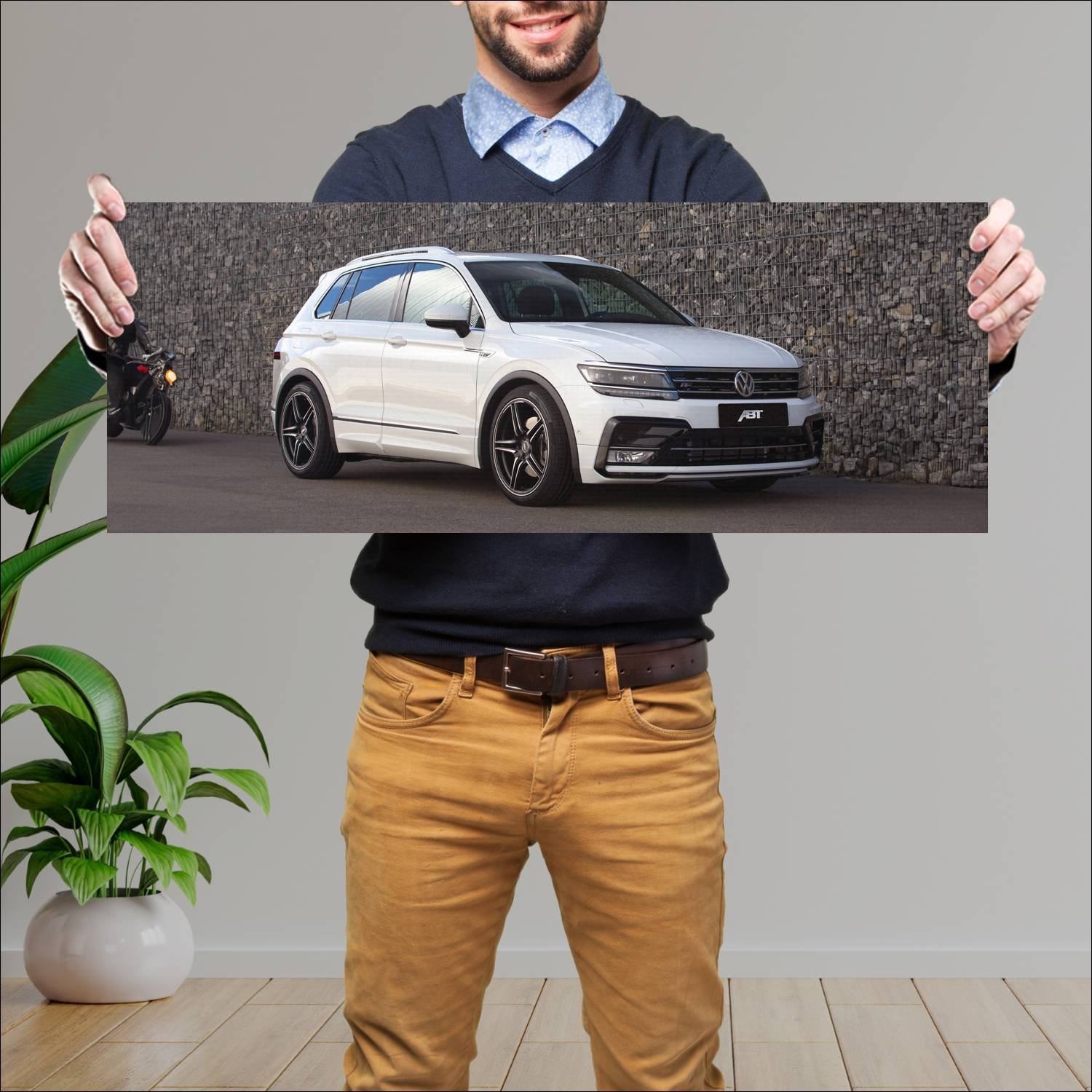 Cuadro grande 30x80cm 2016 volkswagen tiguan by ab 384 Volkswagen