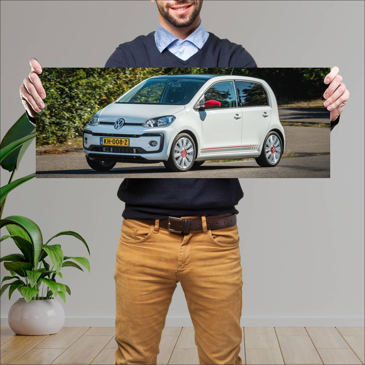 Cuadro grande 30x80cm 2016 volkswagen up beats 5 d 413 Volkswagen