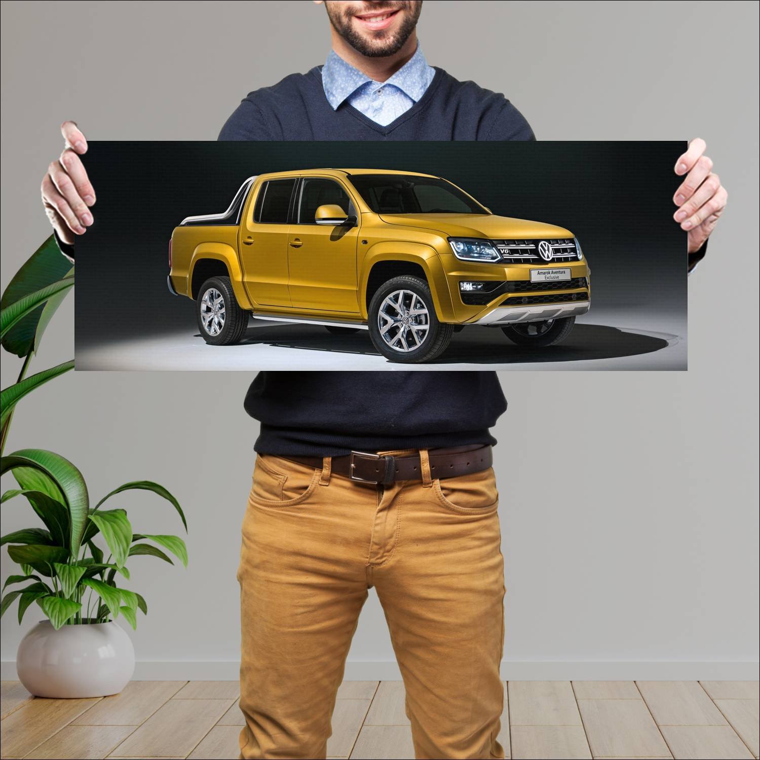 Cuadro grande 30x80cm 2017 volkswagen amarok avent 419 Volkswagen