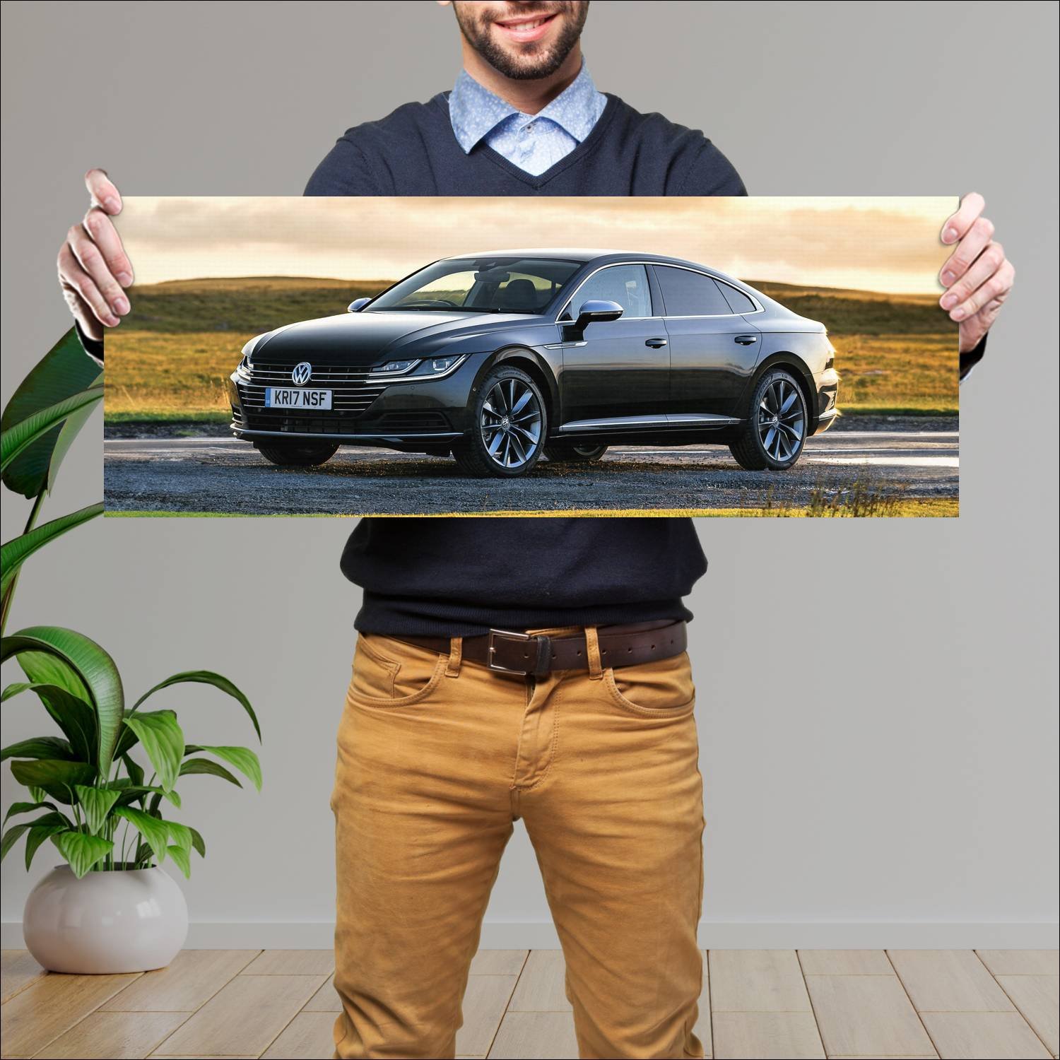Cuadro grande 30x80cm 2017 volkswagen arteon uk 72 427 Volkswagen