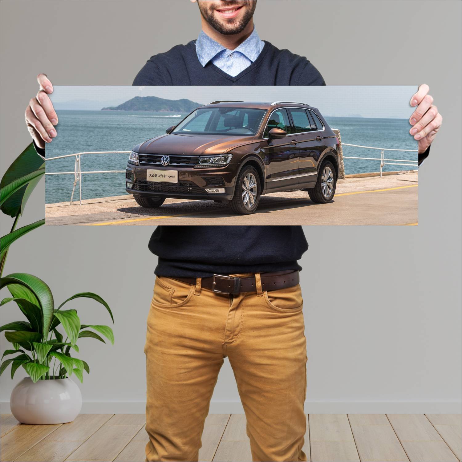 Cuadro grande 30x80cm 2017 volkswagen tiguan cn 72 523 Volkswagen