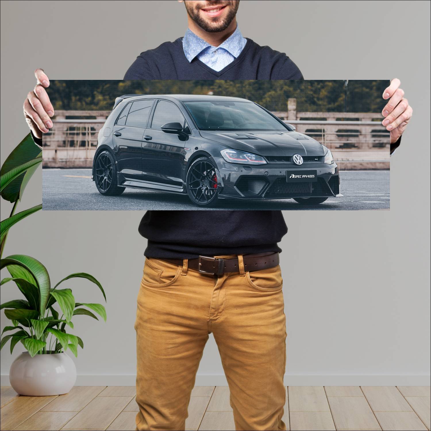 Cuadro grande 30x80cm 2019 aspec ppv400s auto 632 Volkswagen