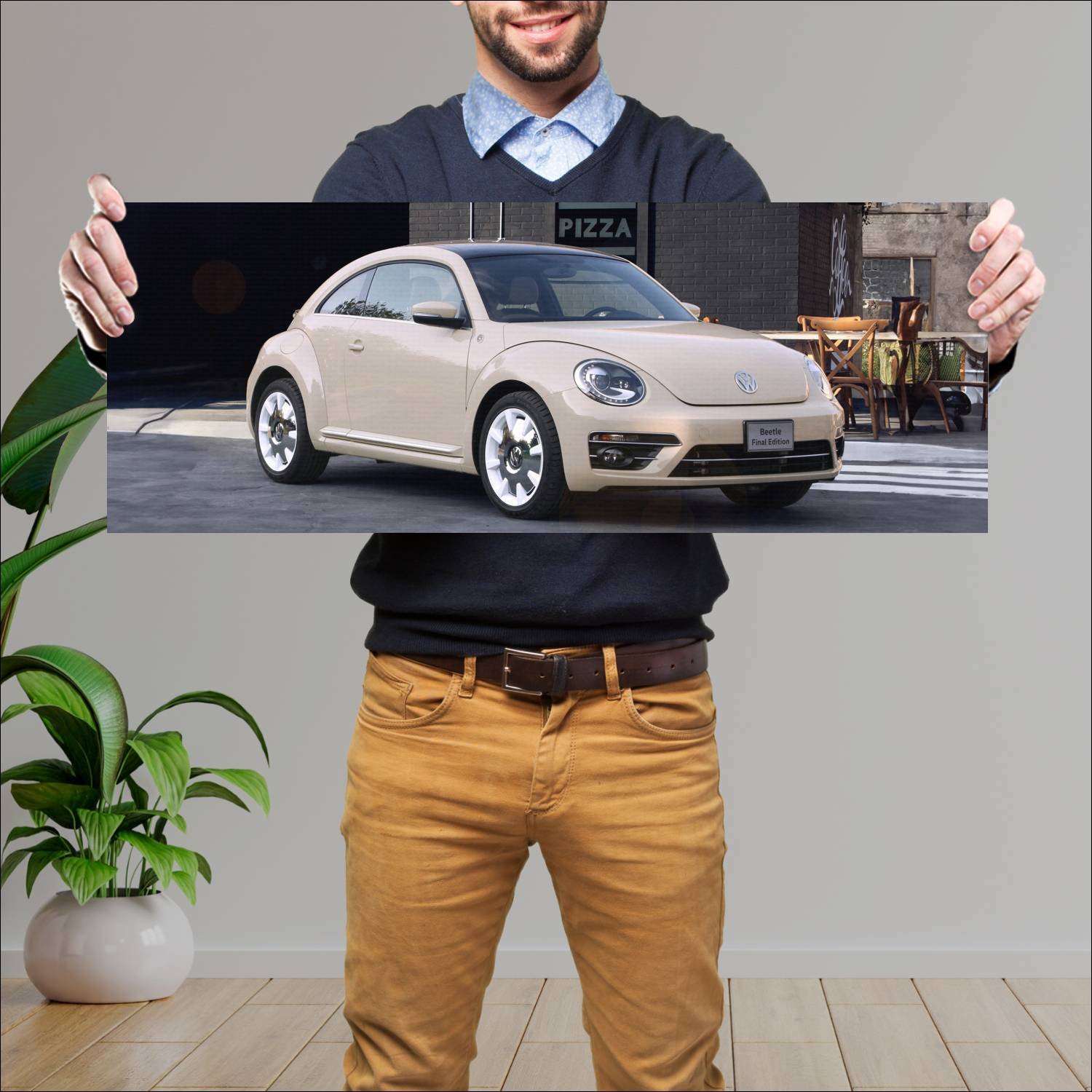 Cuadro grande 30x80cm 2019 volkswagen beetle final 640 Volkswagen