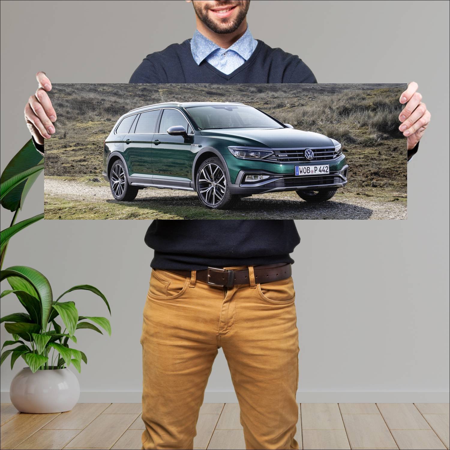 Cuadro grande 30x80cm 2019 volkswagen passat alltr 683 Volkswagen