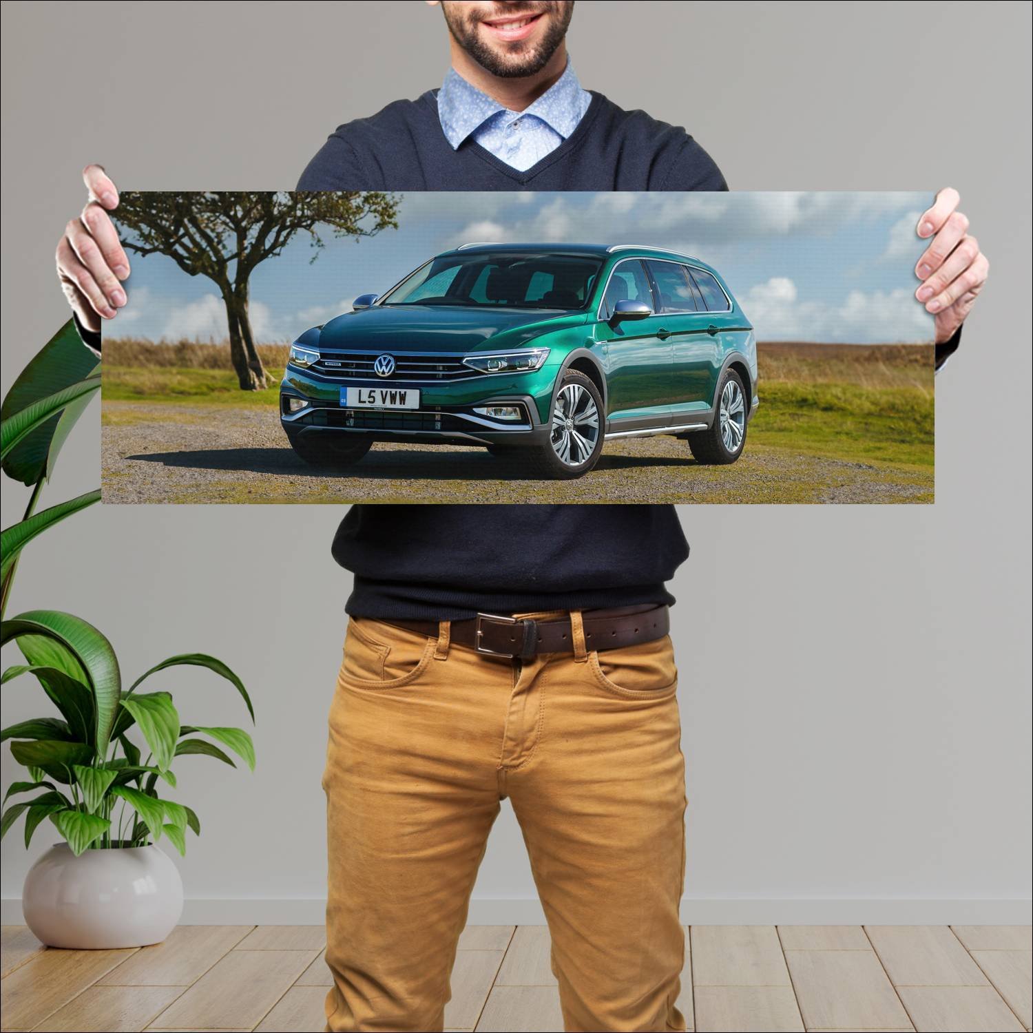 Cuadro grande 30x80cm 2019 volkswagen passat alltr 684 Volkswagen