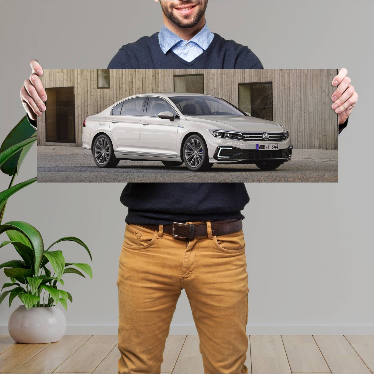 Cuadro grande 30x80cm 2019 volkswagen passat gte 8 687 Volkswagen