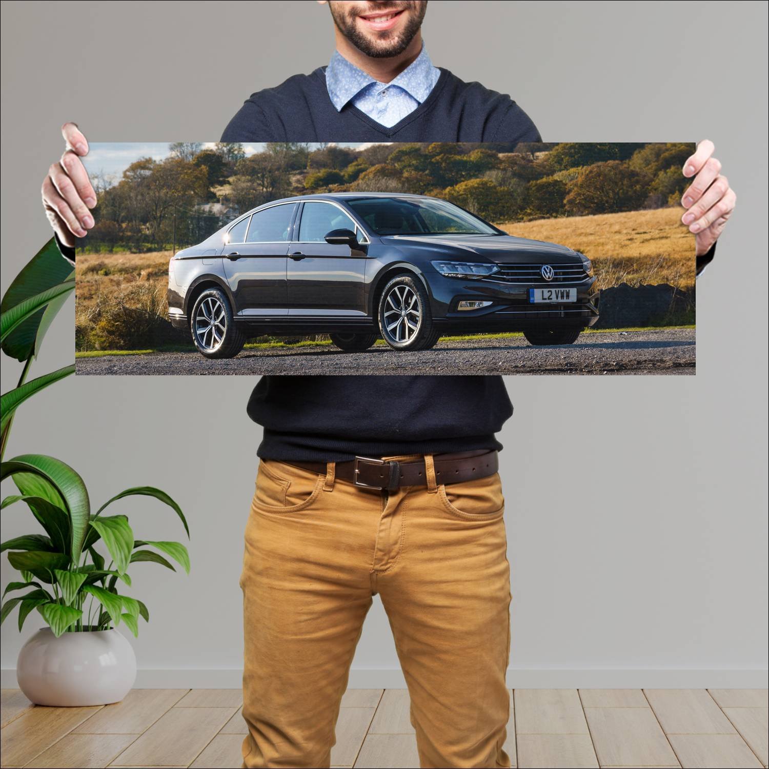 Cuadro grande 30x80cm 2019 volkswagen passat uk 96 693 Volkswagen