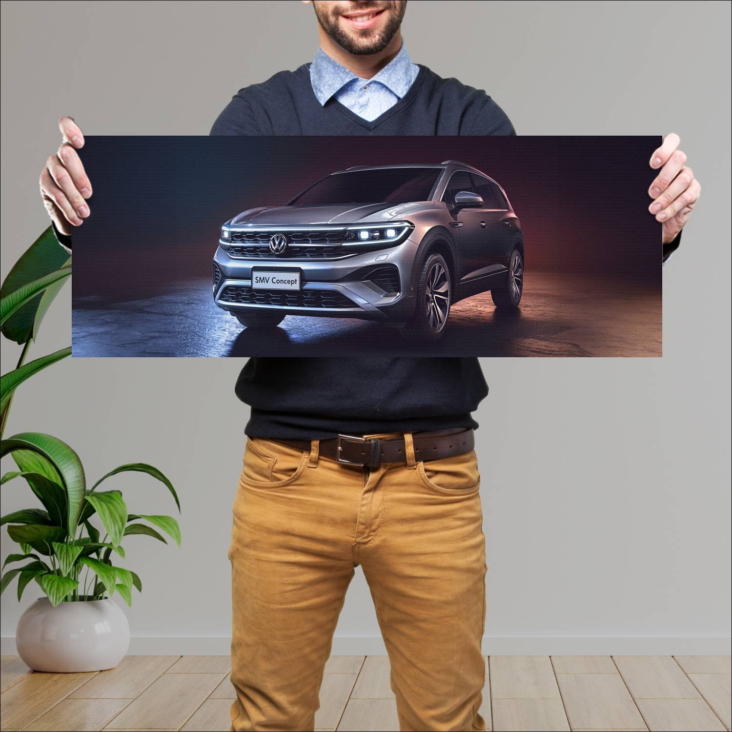 Cuadro grande 30x80cm 2019 volkswagen smv concept 703 Volkswagen