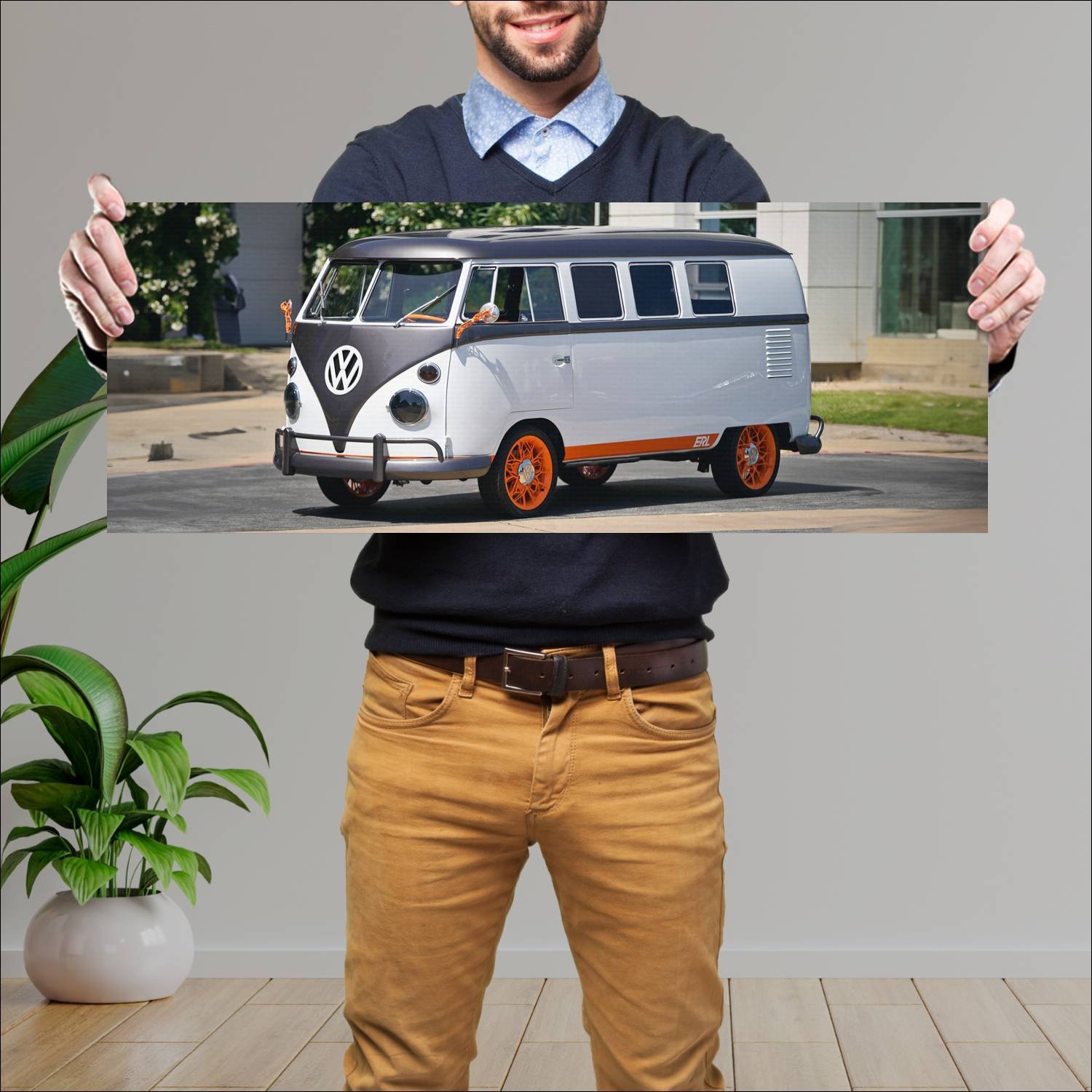 Cuadro grande 30x80cm 2019 volkswagen type 20 conc 729 Volkswagen