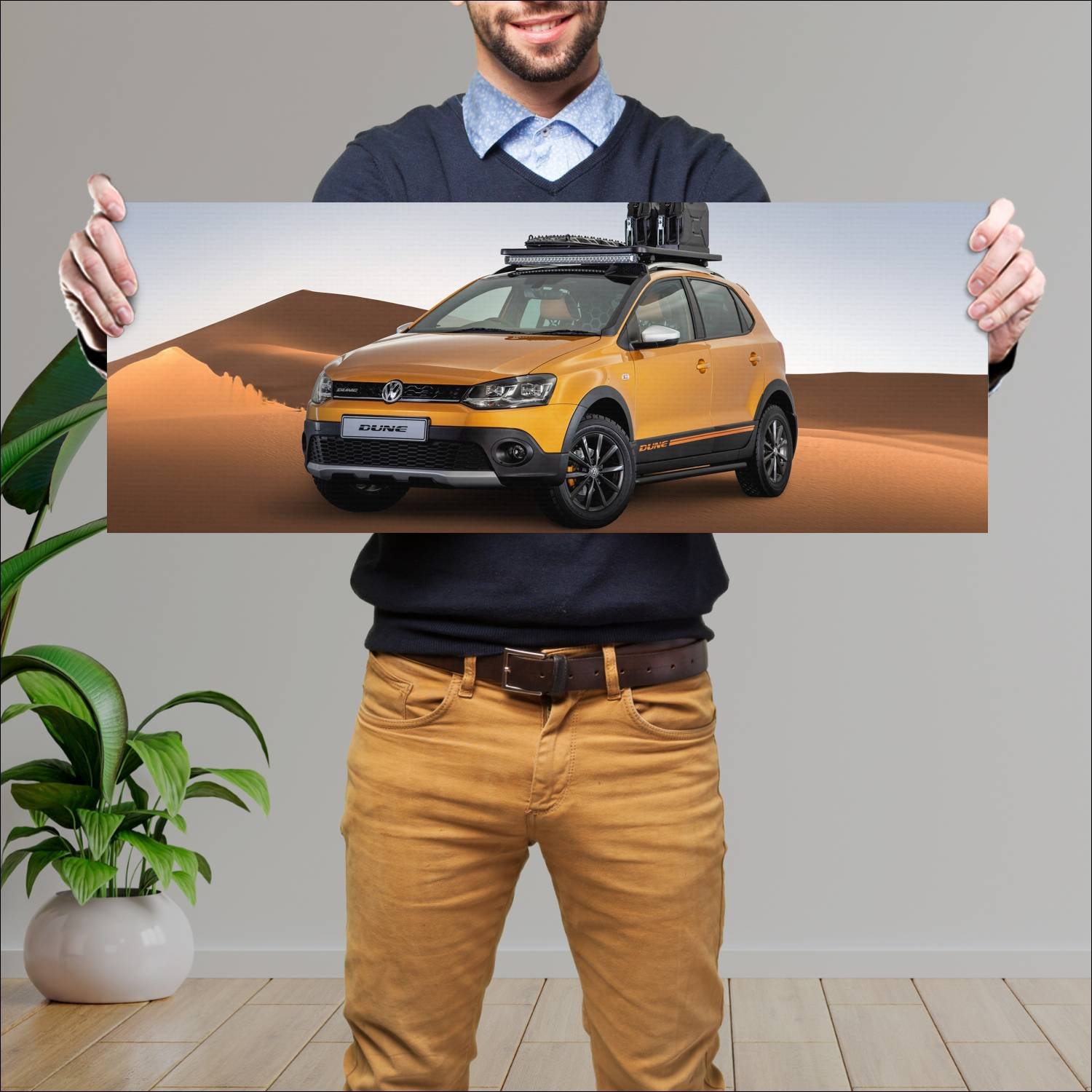 Cuadro grande 30x80cm 2019 volkswagen vivo dune co 731 Volkswagen