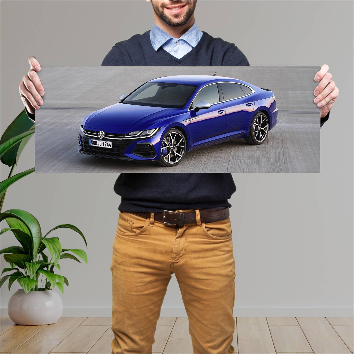 Cuadro grande 30x80cm 2020 volkswagen arteon r 997 740 Volkswagen