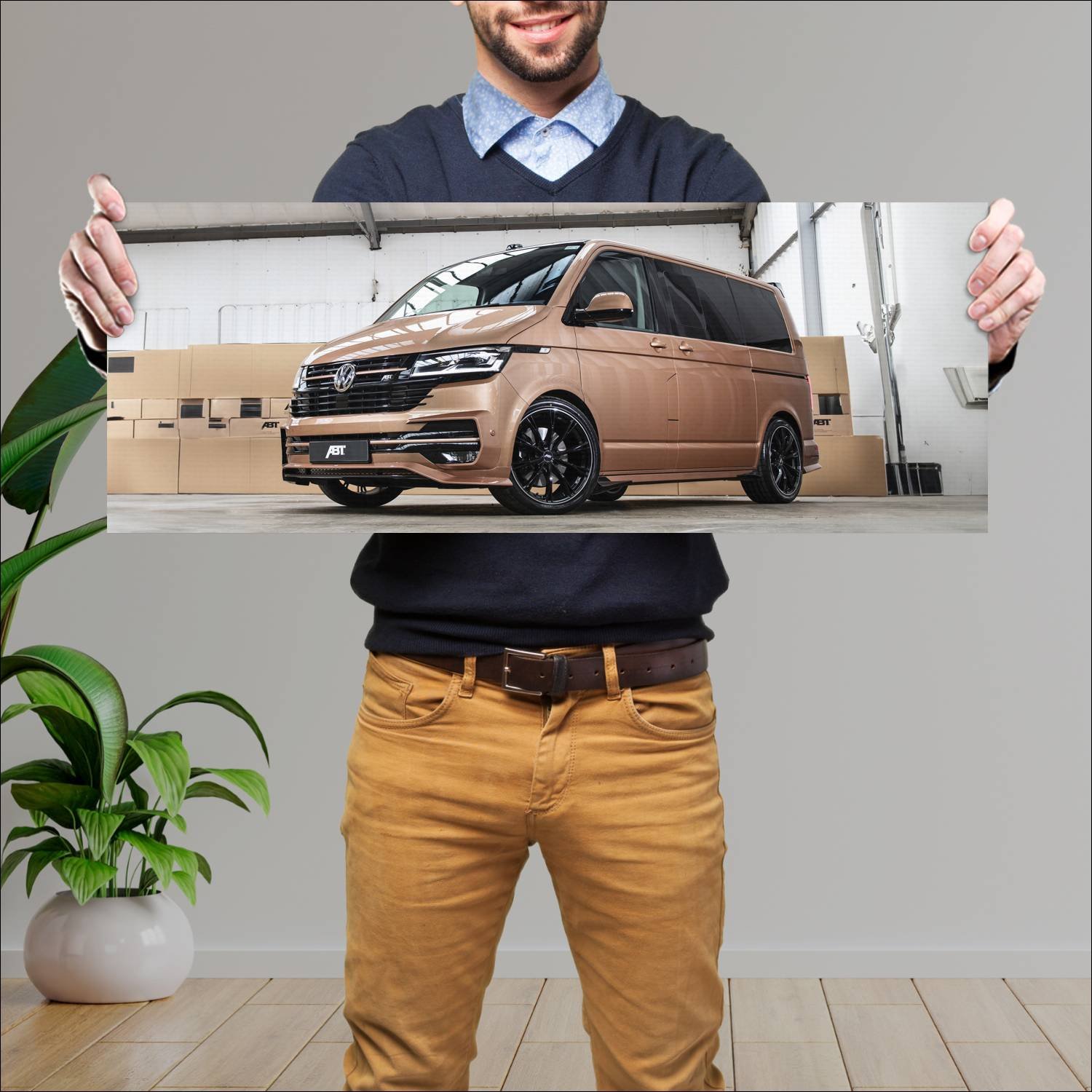 Cuadro grande 30x80cm 2020 volkswagen multivan aer 800 Volkswagen