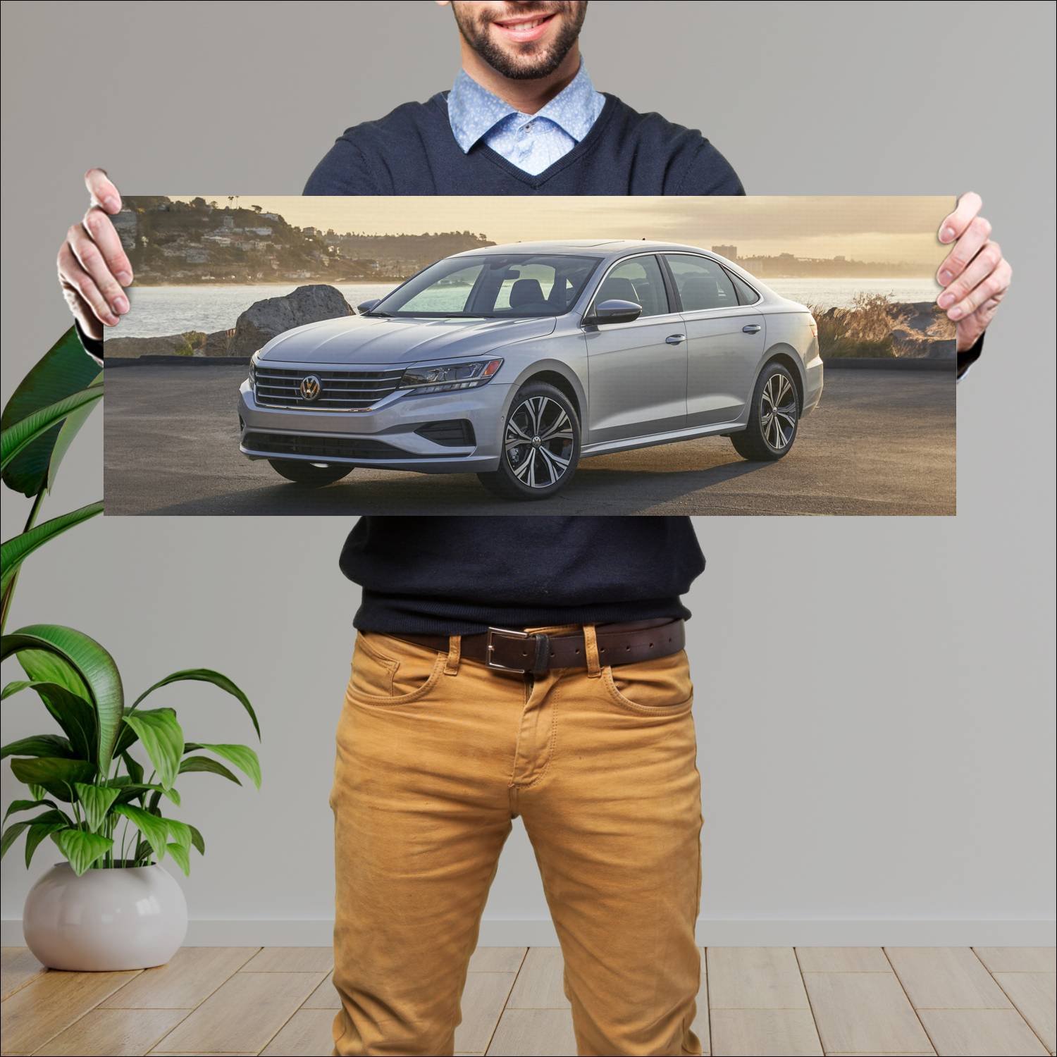 Cuadro grande 30x80cm 2020 volkswagen passat us 96 804 Volkswagen