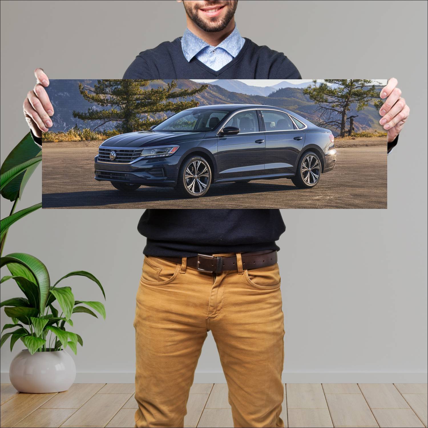 Cuadro grande 30x80cm 2020 volkswagen passat us 96 805 Volkswagen
