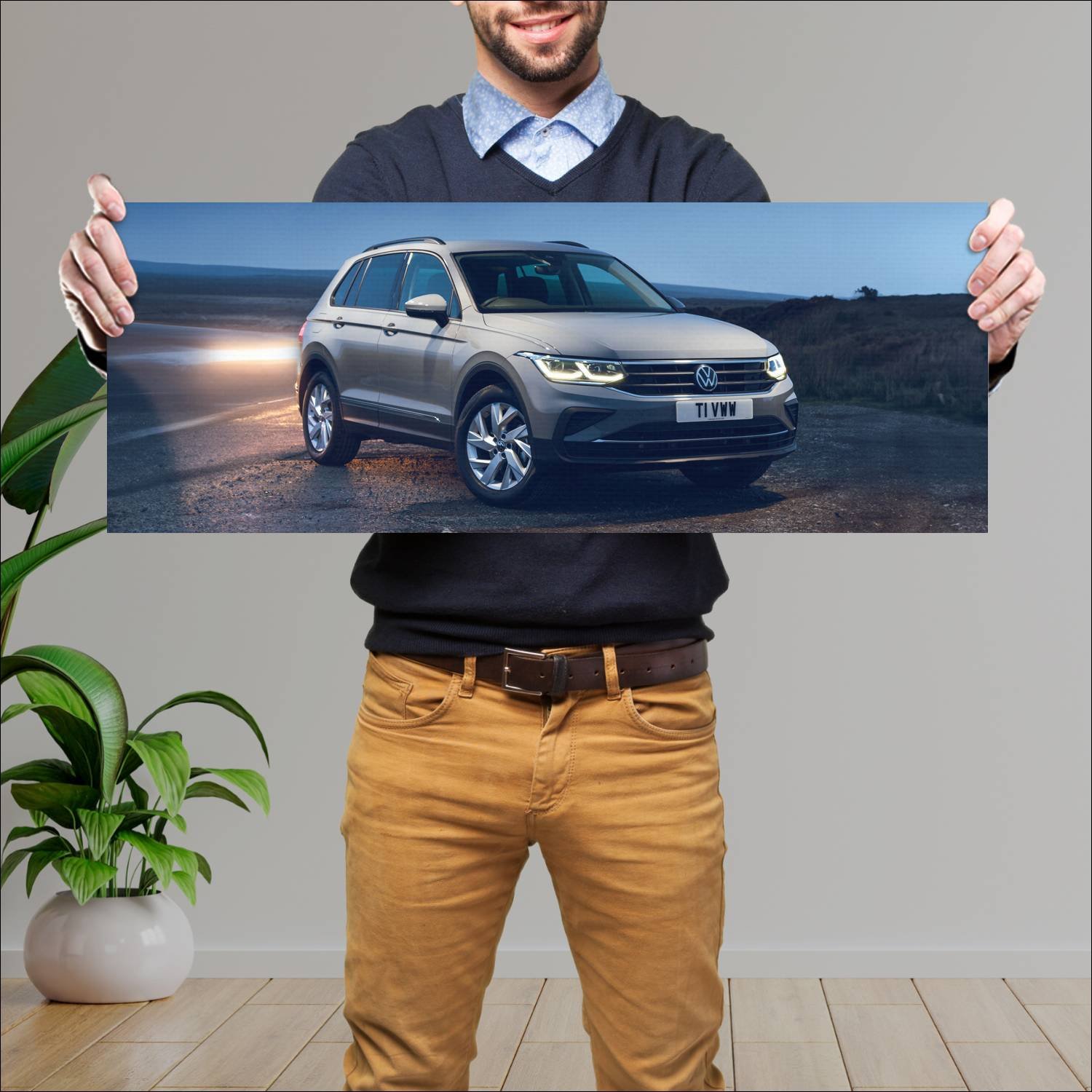 Cuadro grande 30x80cm 2020 volkswagen tiguan uk 10 833 Volkswagen