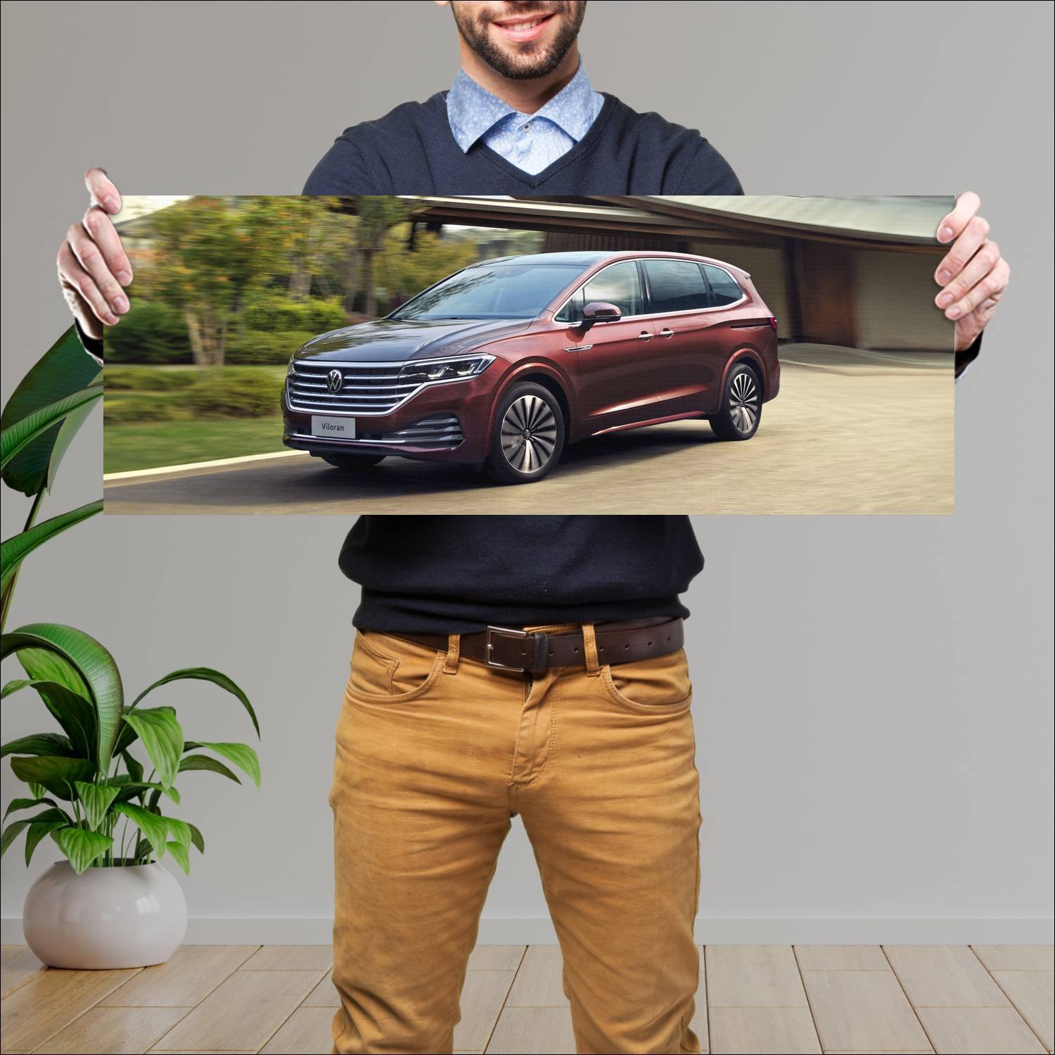 Cuadro grande 30x80cm 2020 volkswagen viloran Volkswagen