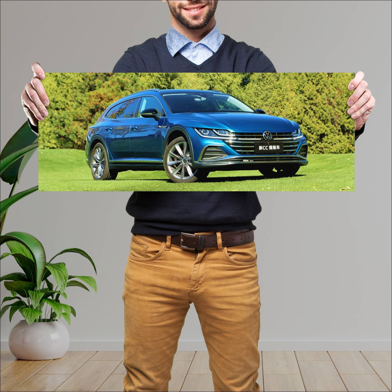 Cuadro grande 30x80cm 2021 volkswagen cc shooting 856 Volkswagen