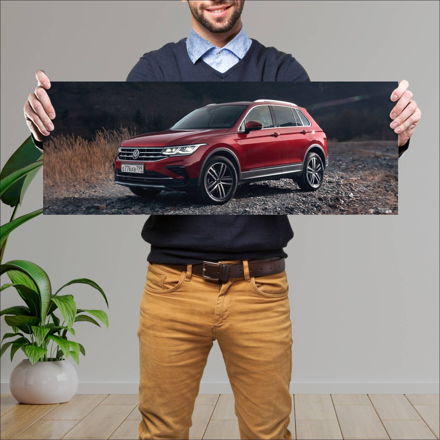 Cuadro grande 30x80cm 2021 volkswagen tiguan ru 10 945 Volkswagen