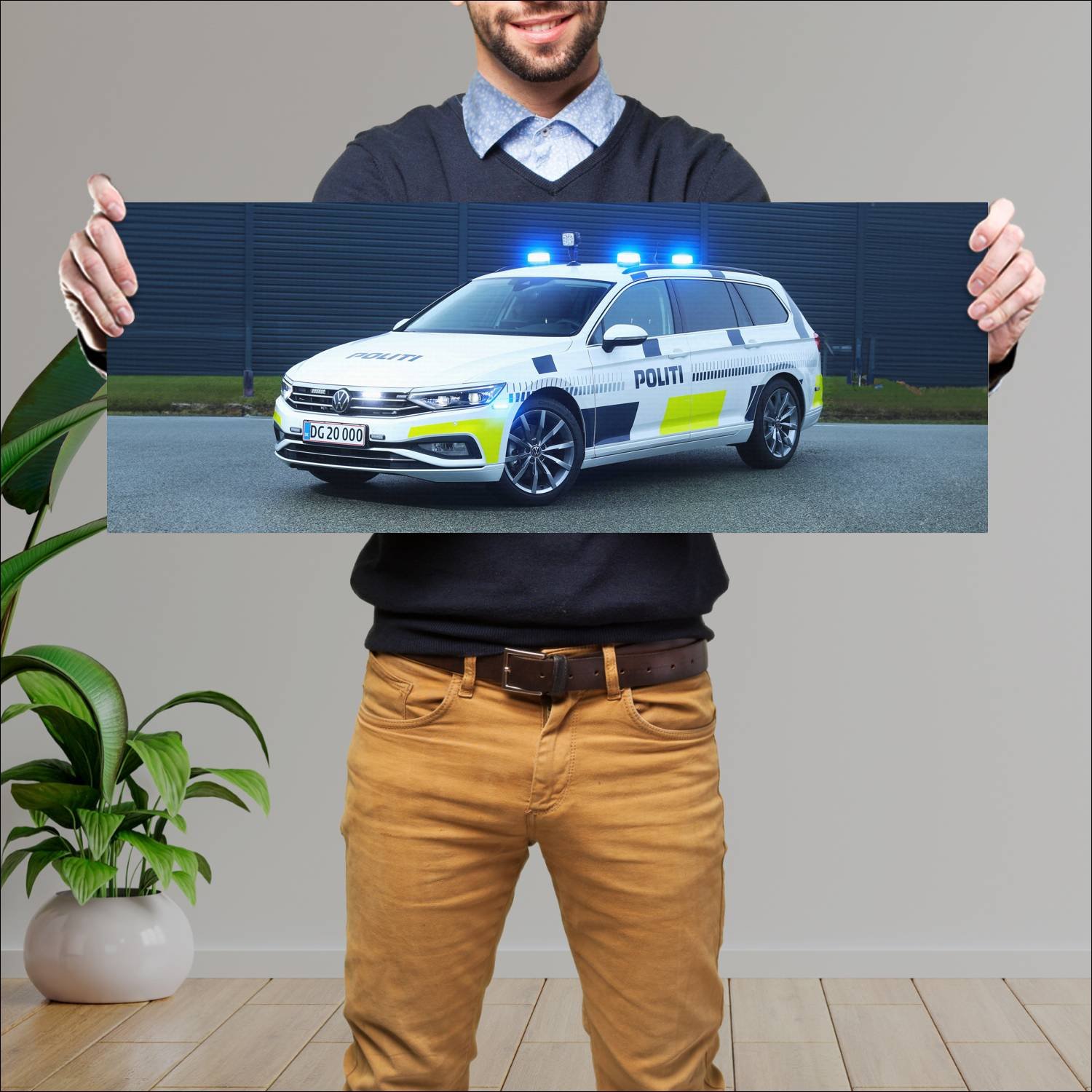 Cuadro grande 30x80cm 2022 volkswagen passat varia 999 Volkswagen