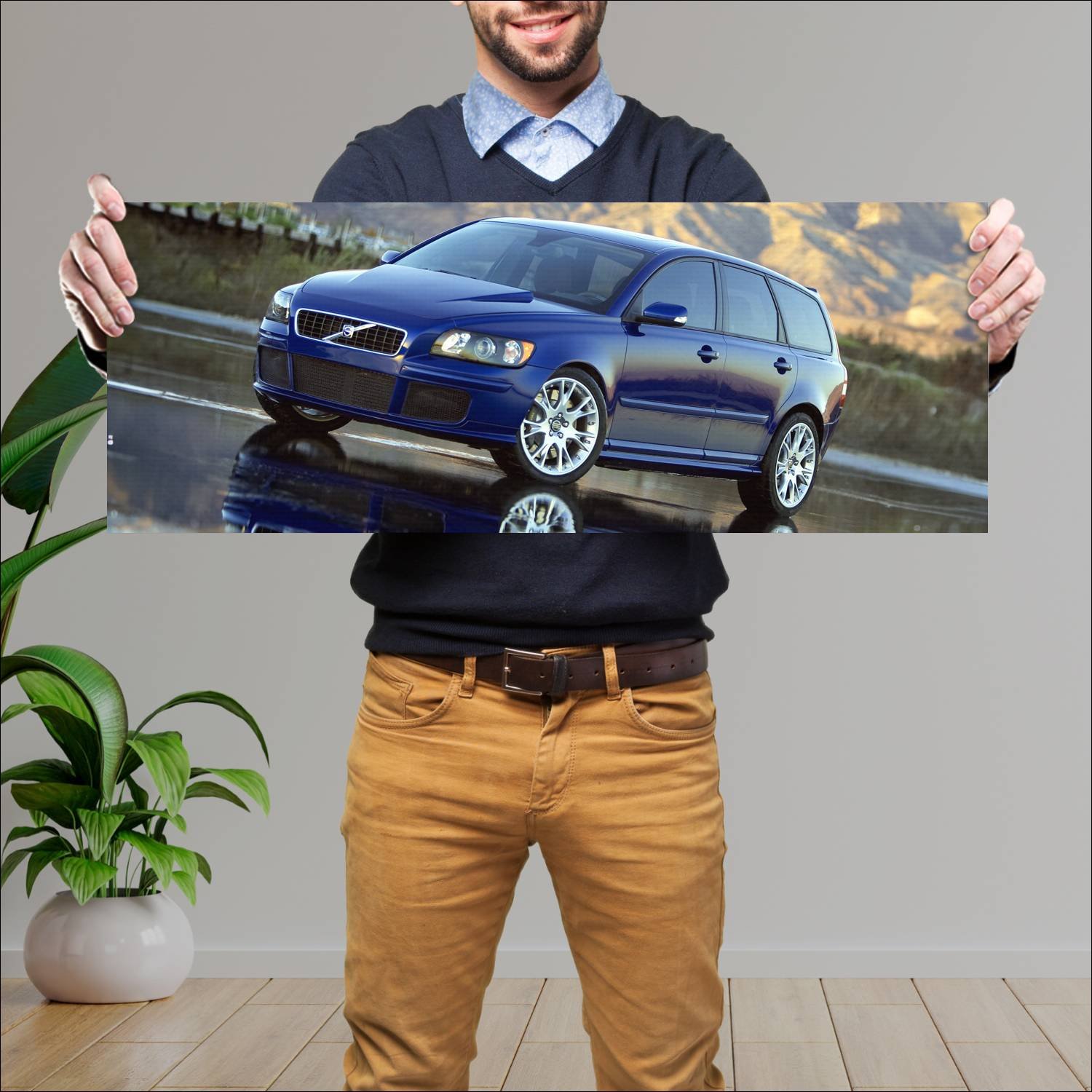 Cuadro grande 30x80cm 2004 volvo v50 sv concept 31 162 Volvo