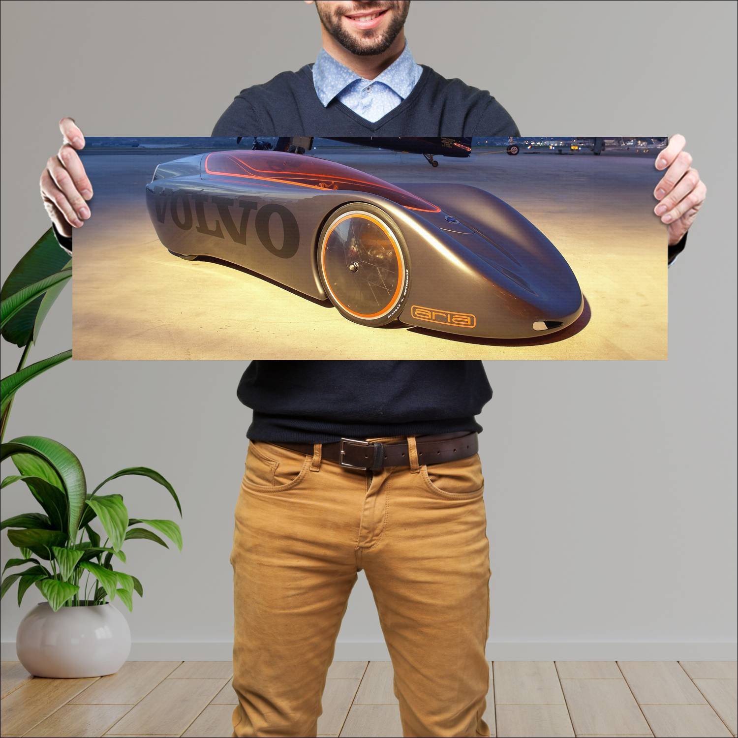 Cuadro grande 30x80cm 2005 volvo extreme gravity c 177 Volvo