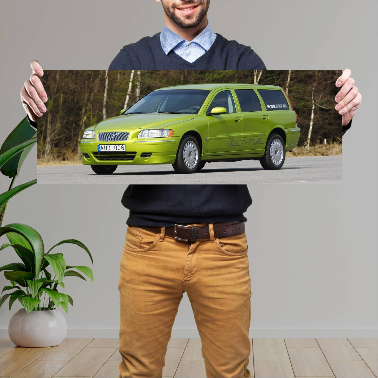 Cuadro grande 30x80cm 2006 volvo v70 multi fuel 31 191 Volvo