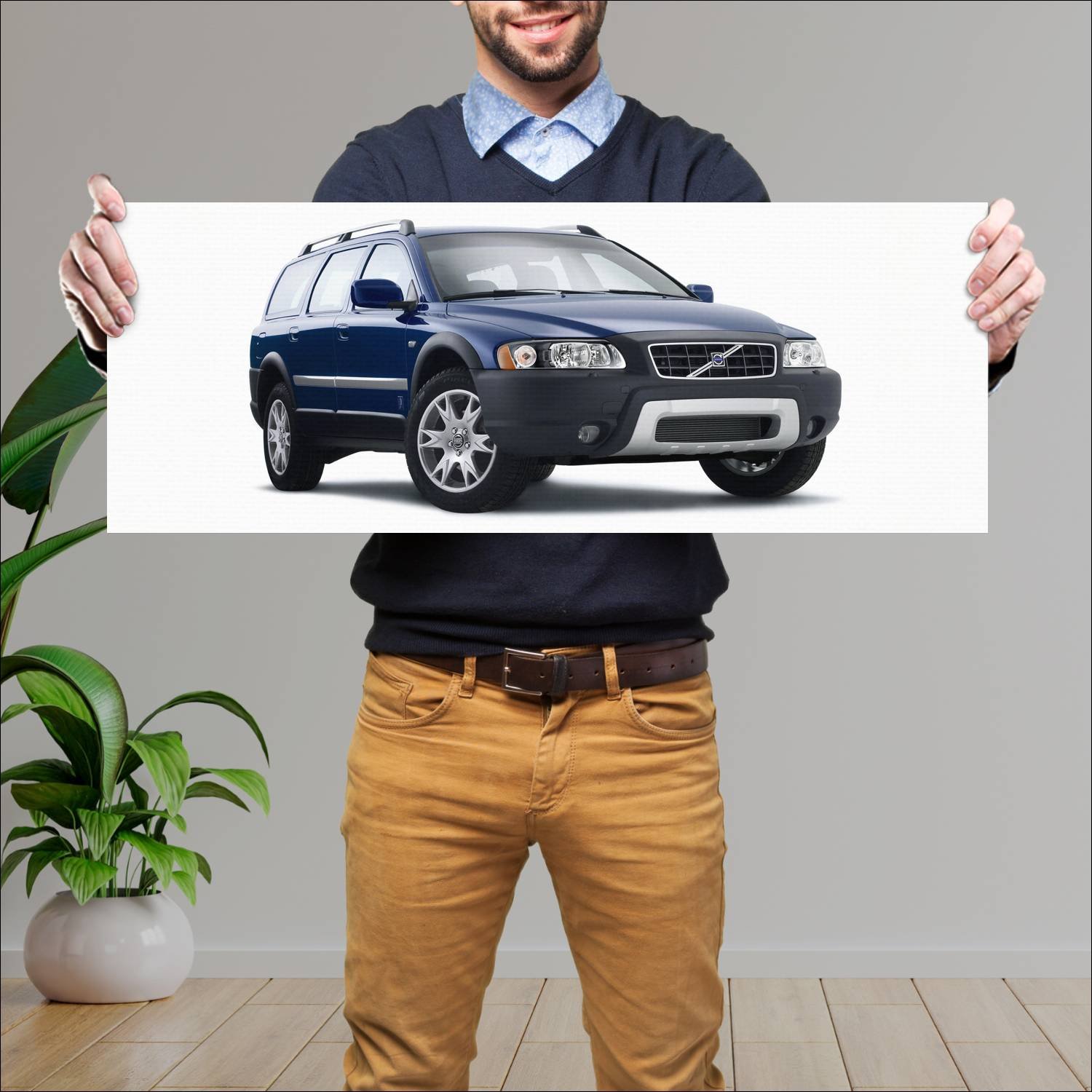 Cuadro grande 30x80cm 2006 volvo xc70 ocean race 3 192 Volvo