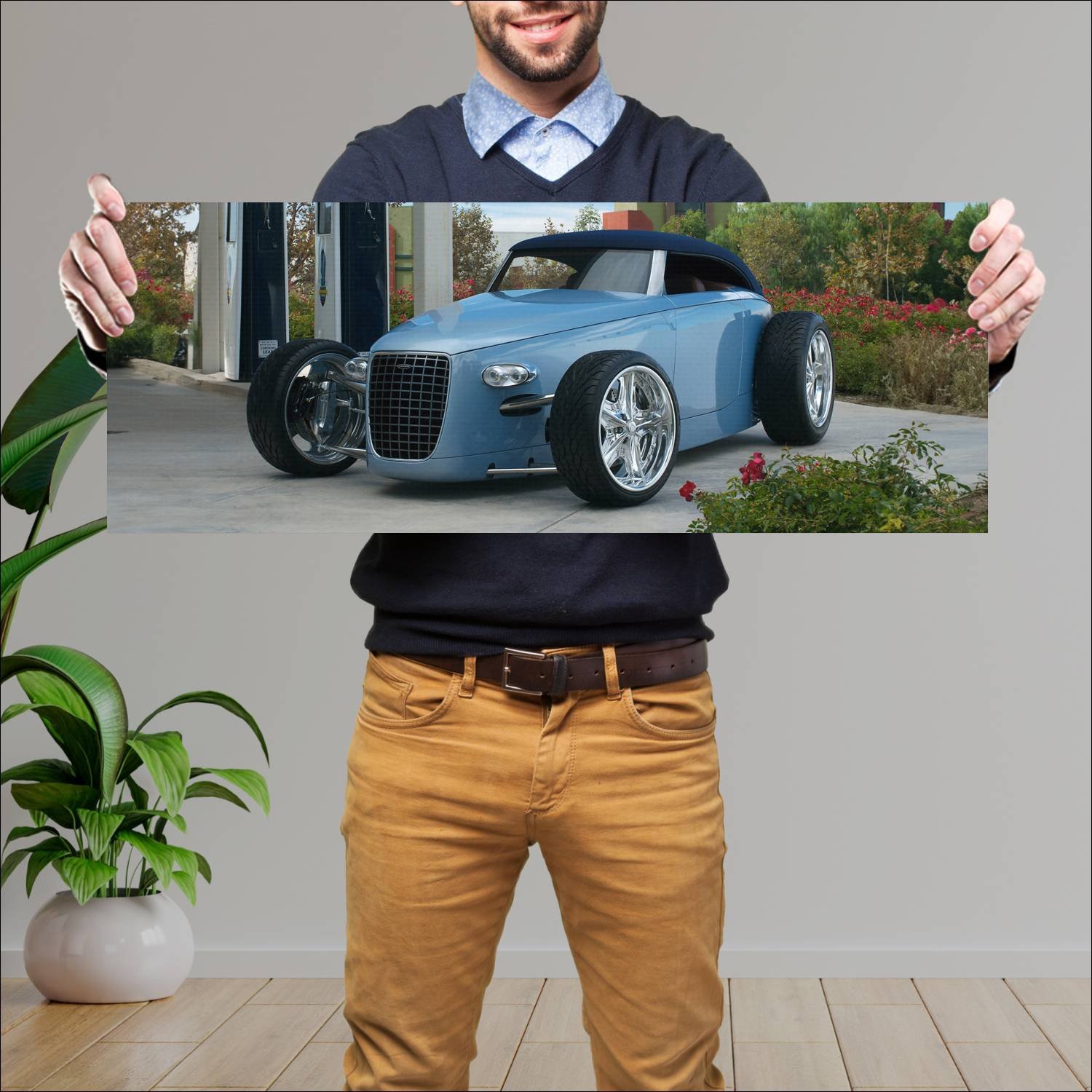 Cuadro grande 30x80cm 2007 caresto v8 speedster 31 194 Volvo