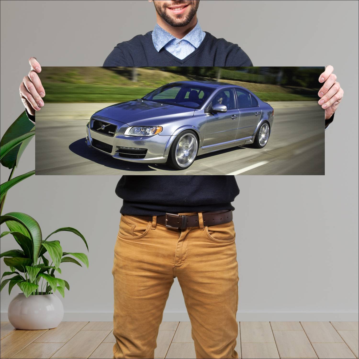 Cuadro grande 30x80cm 2007 heico s80 performance c 195 Volvo