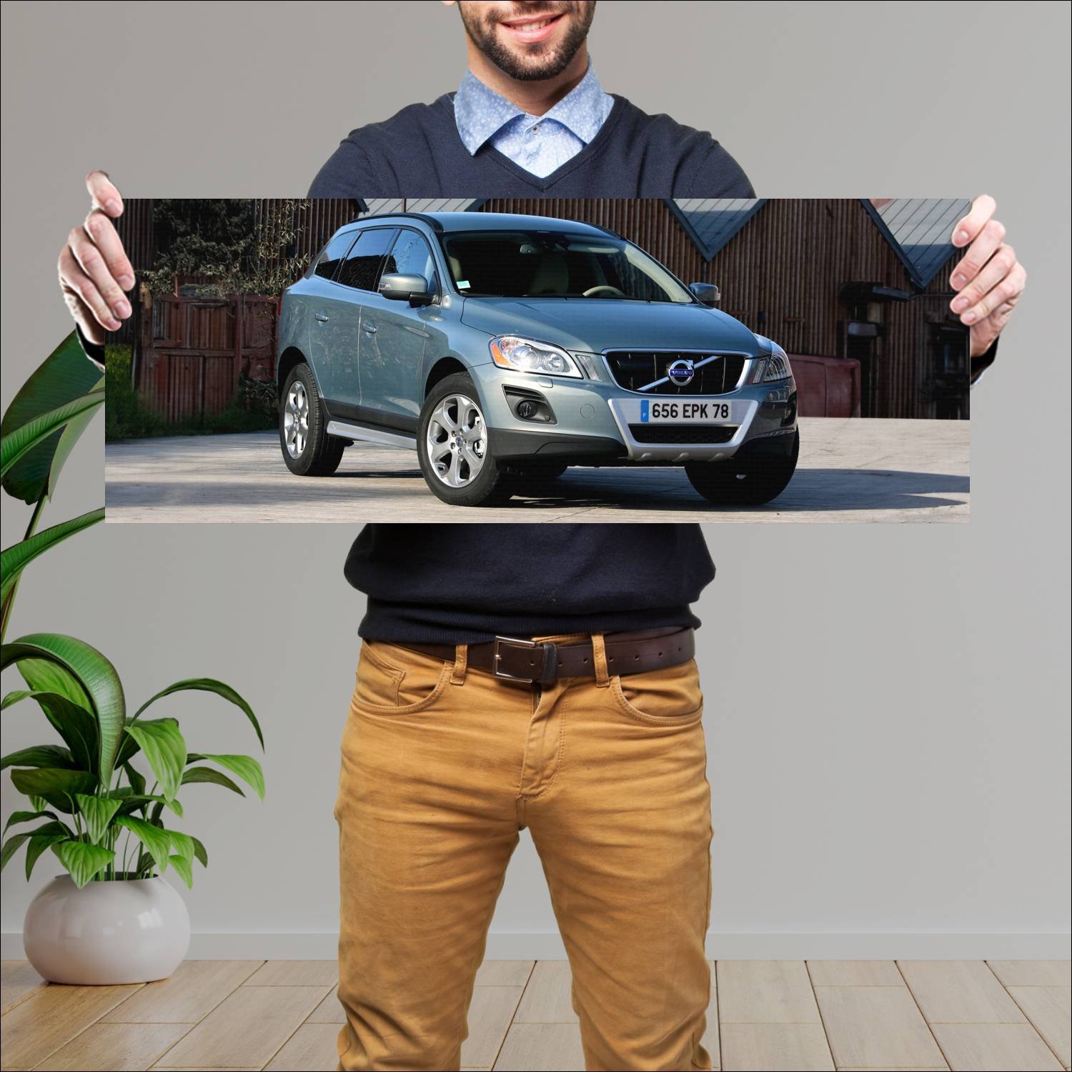 Cuadro grande 30x80cm 2008 volvo xc60 auto 249 Volvo
