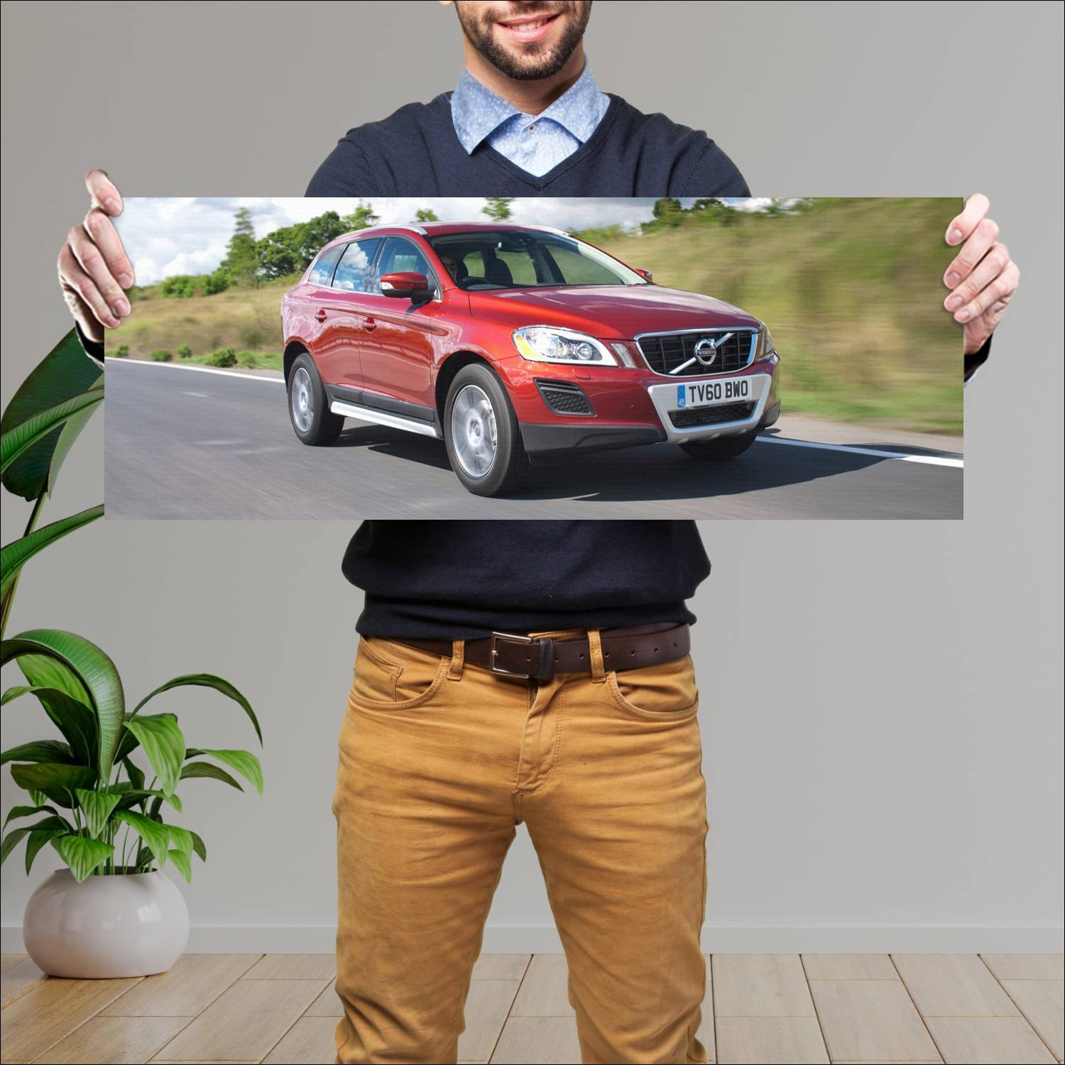 Cuadro grande 30x80cm 2008 volvo xc60 uk auto 255 Volvo