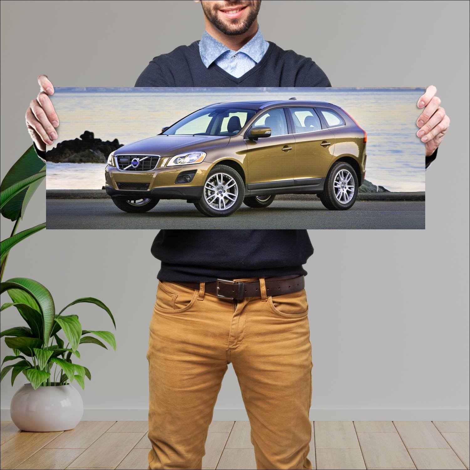 Cuadro grande 30x80cm 2008 volvo xc60 us auto 257 Volvo