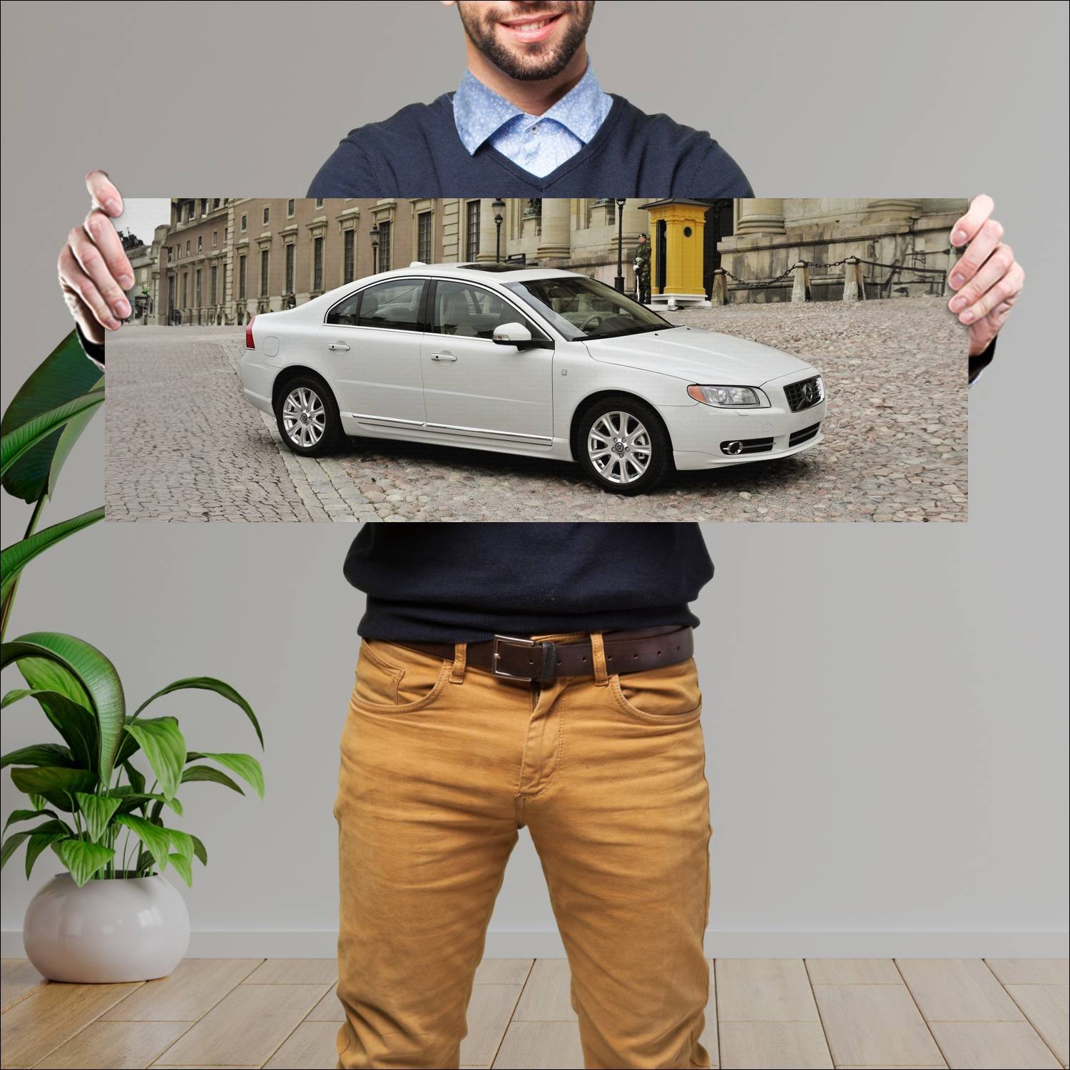 Cuadro grande 30x80cm 2009 volvo s80 us auto 273 Volvo