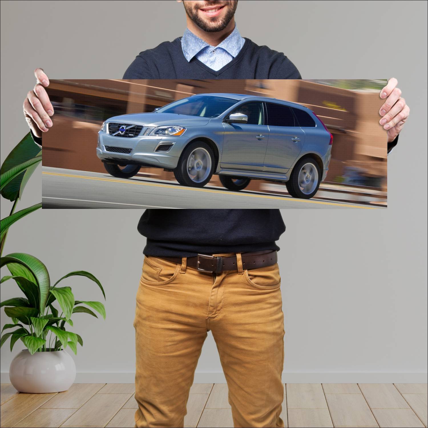 Cuadro grande 30x80cm 2009 volvo xc60 r design us 289 Volvo