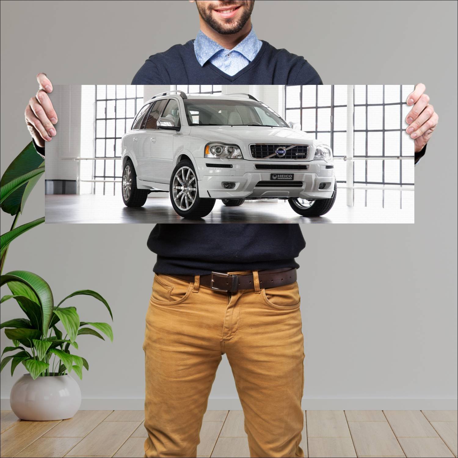 Cuadro grande 30x80cm 2010 volvo xc90 by heico spo 335 Volvo
