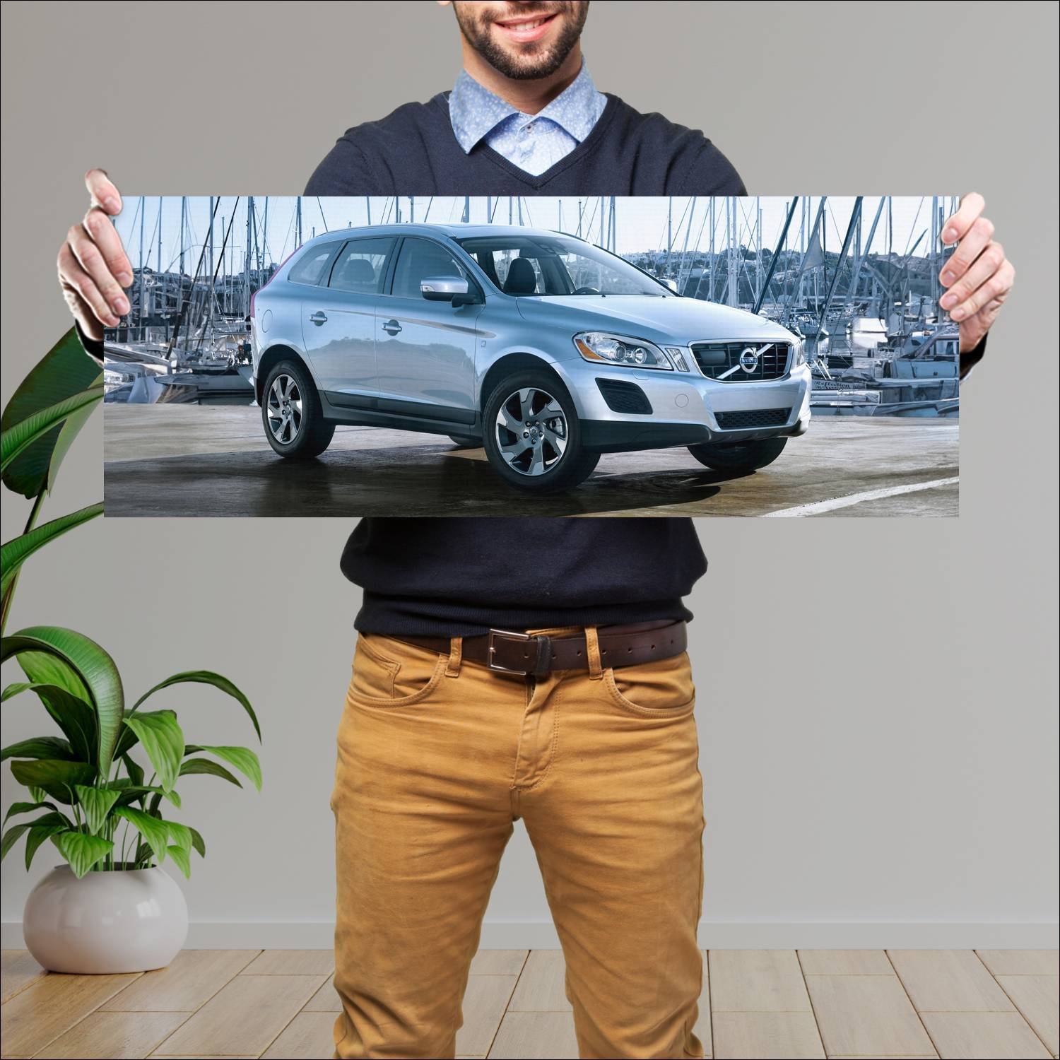 Cuadro grande 30x80cm 2011 volvo xc60 ocean race 3 351 Volvo