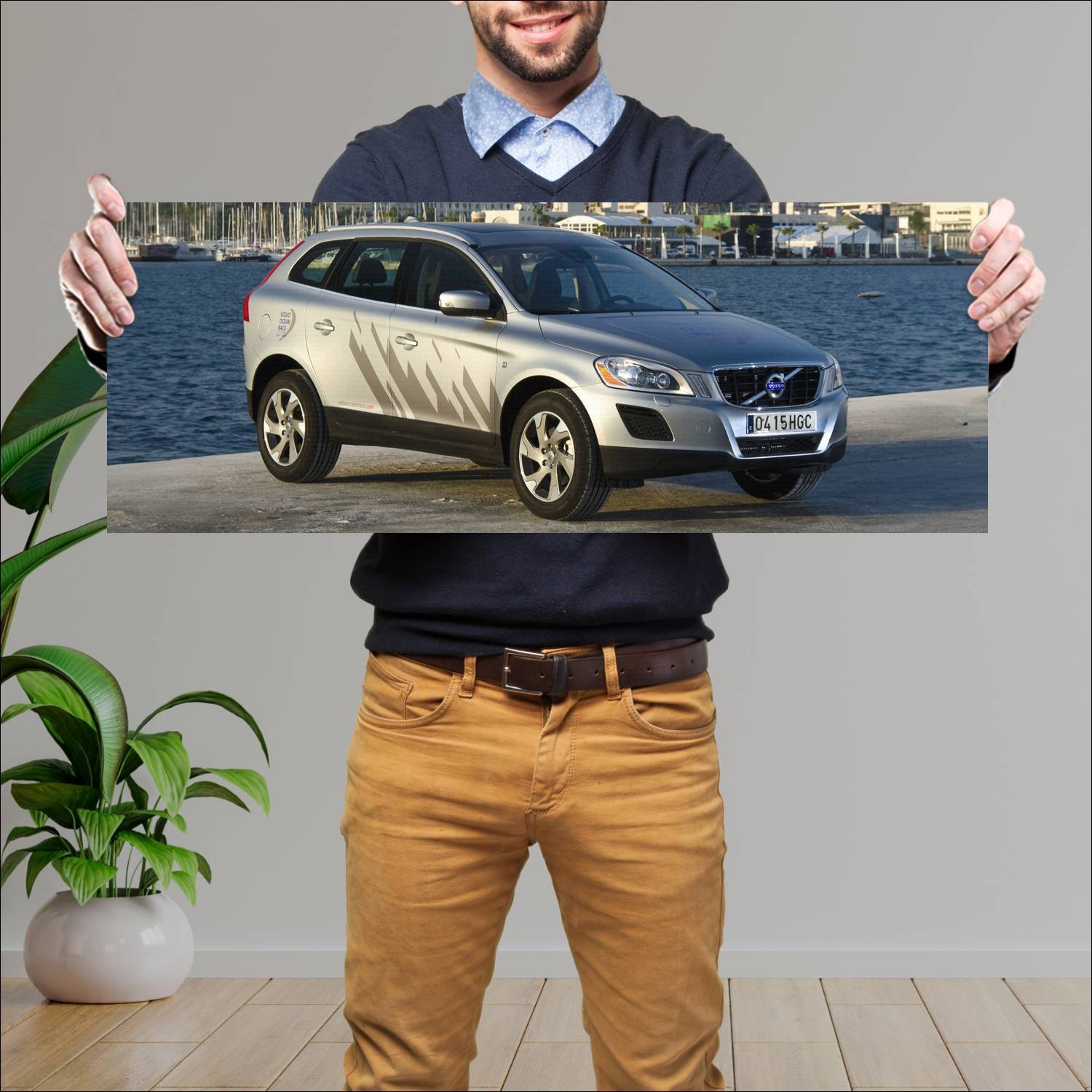 Cuadro grande 30x80cm 2011 volvo xc60 ocean race 3 352 Volvo