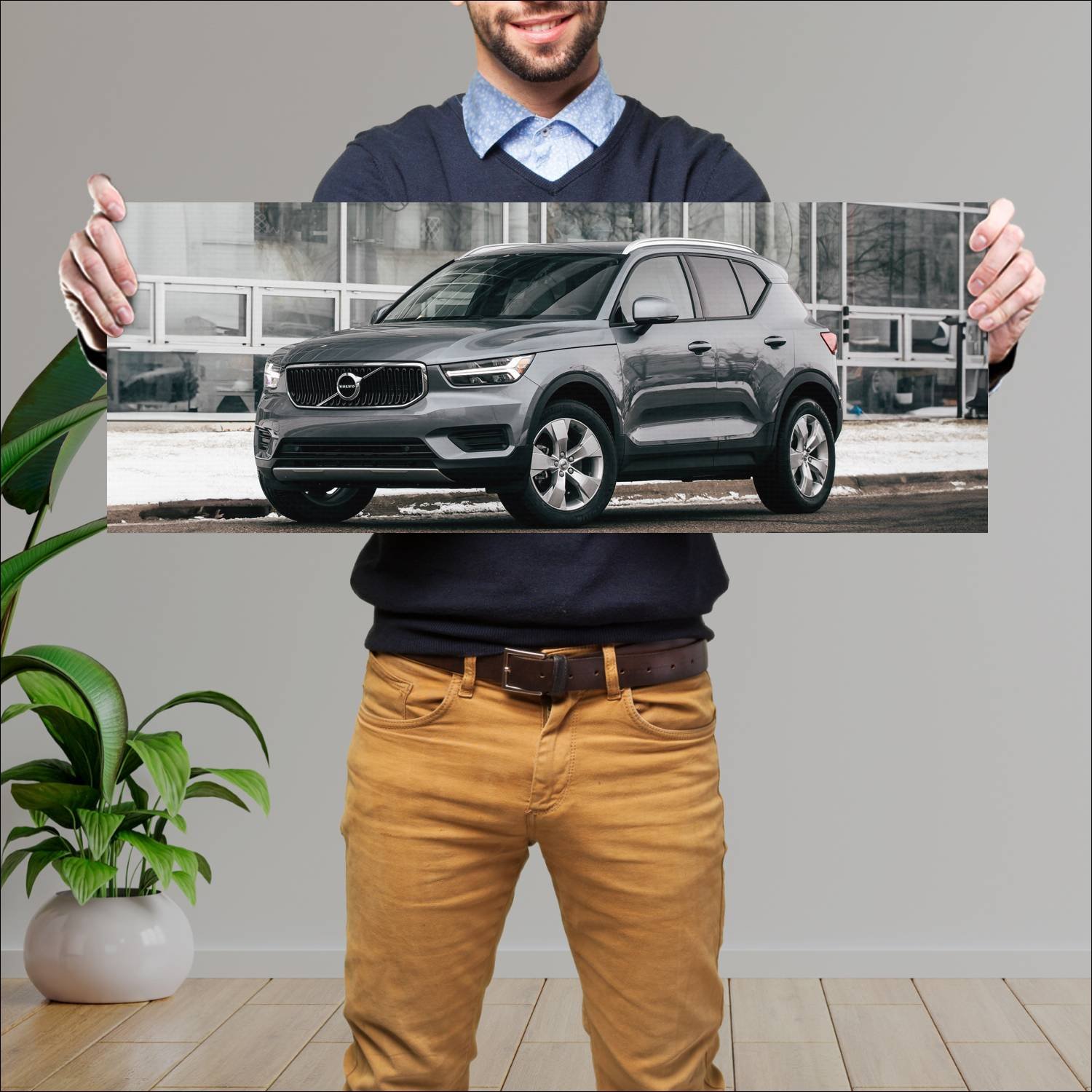 Cuadro grande 30x80cm 2019 volvo xc40 us auto 593 Volvo