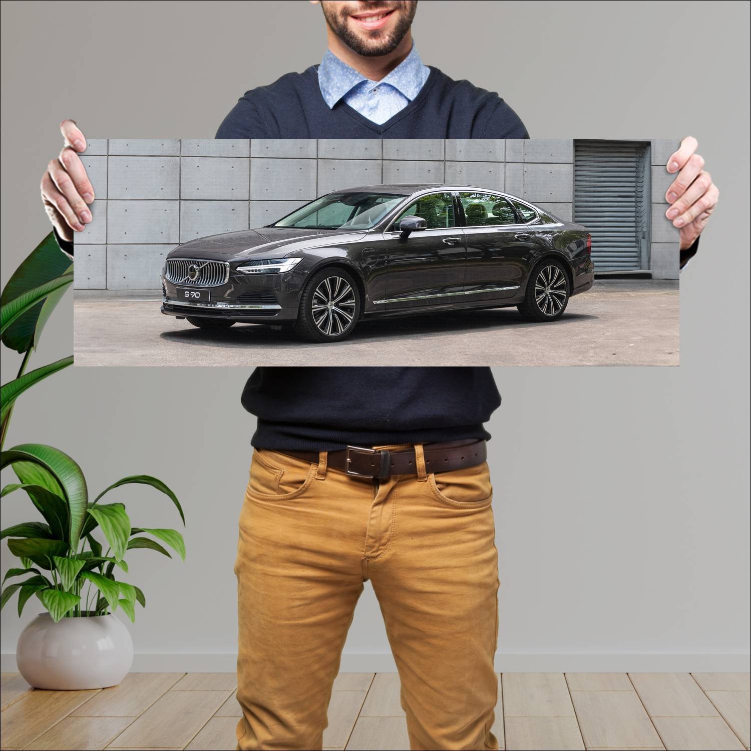 Cuadro grande 30x80cm 2020 volvo s90 recharge cn 1 606 Volvo