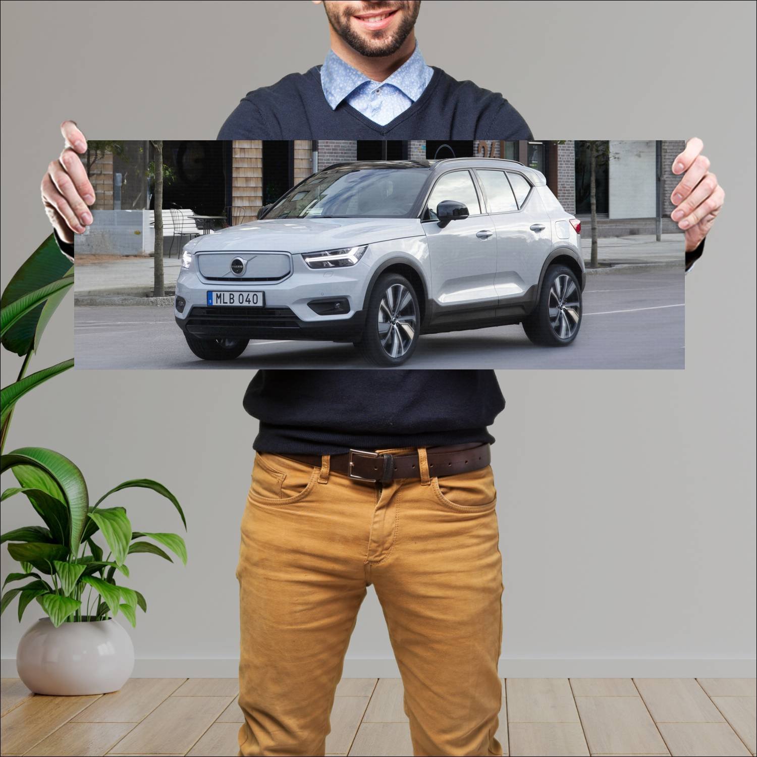 Cuadro grande 30x80cm 2020 volvo xc40 recharge 101 608 Volvo