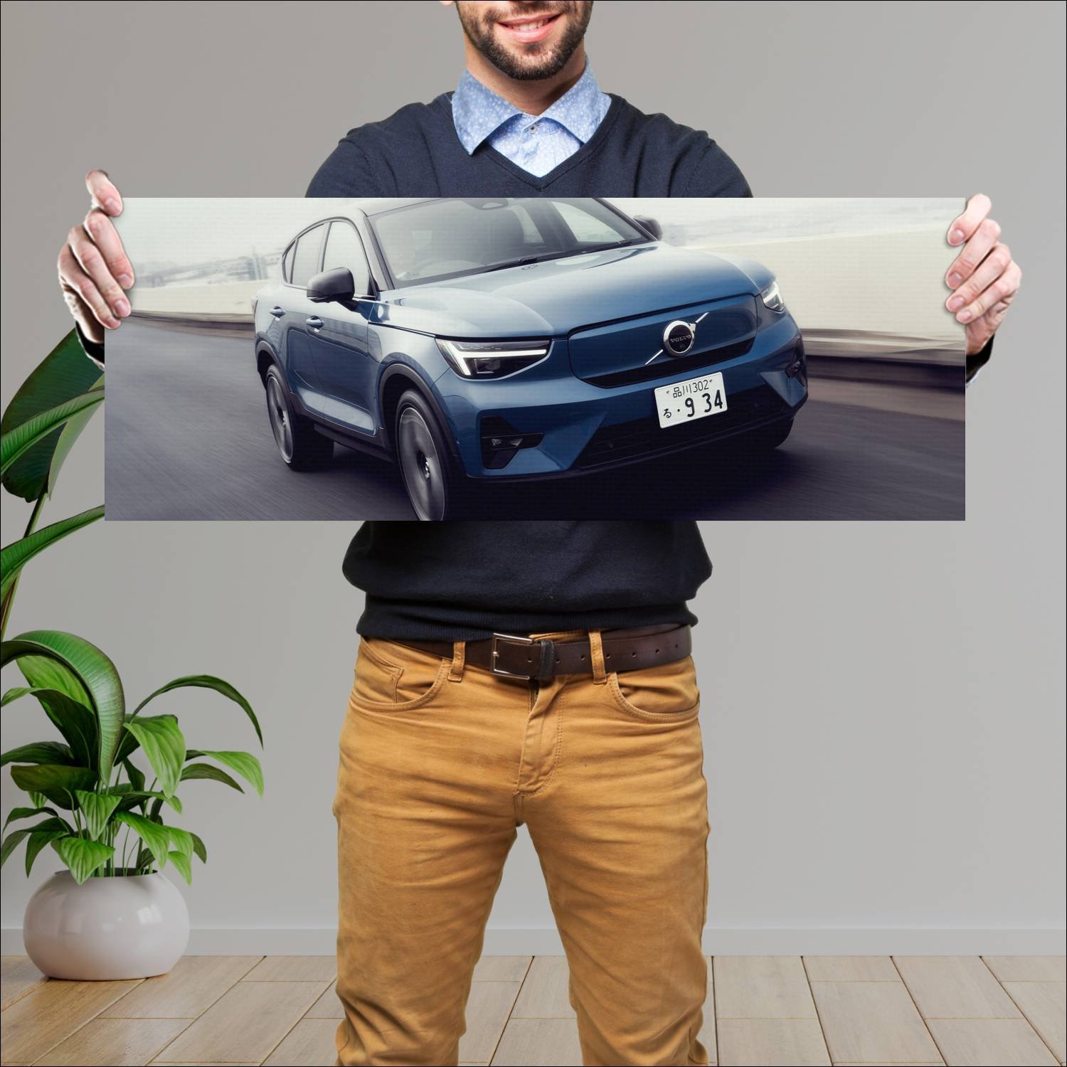 Cuadro grande 30x80cm 2022 volvo c40 recharge jp 1 629 Volvo